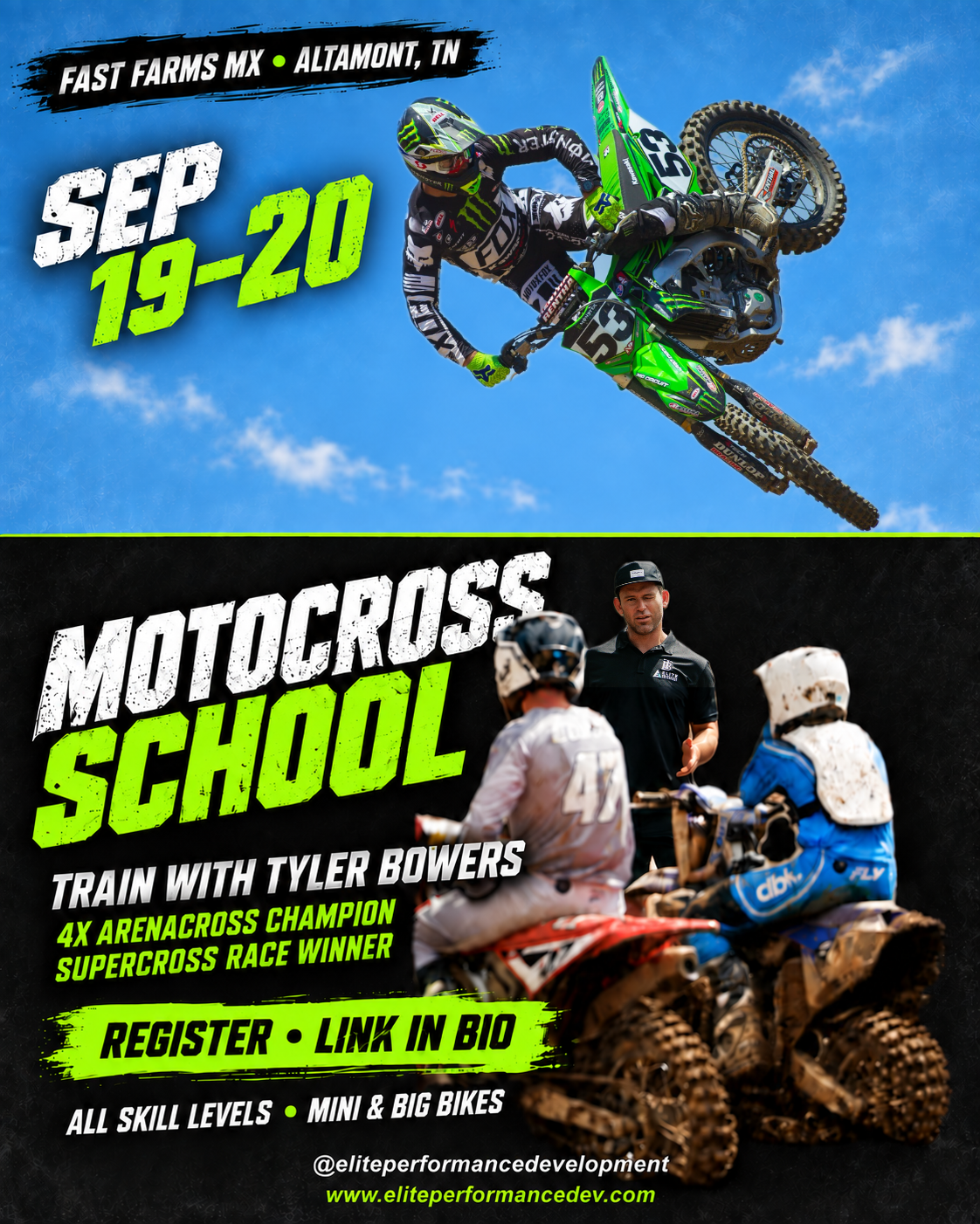 Tennesse Motocross Camp Fast Farms MX DEPOSIT