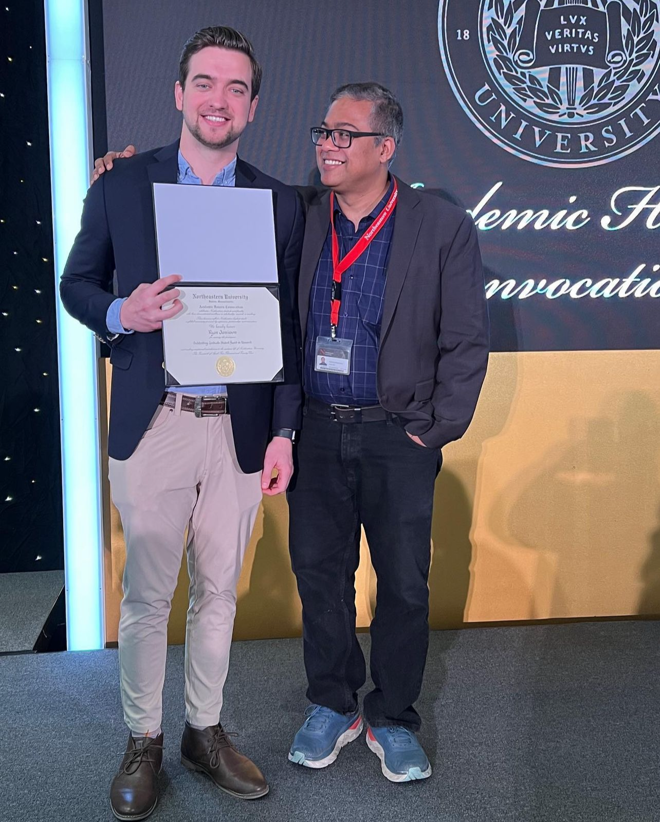 Ryan wins Outstanding Graduate Student in Research (2023)