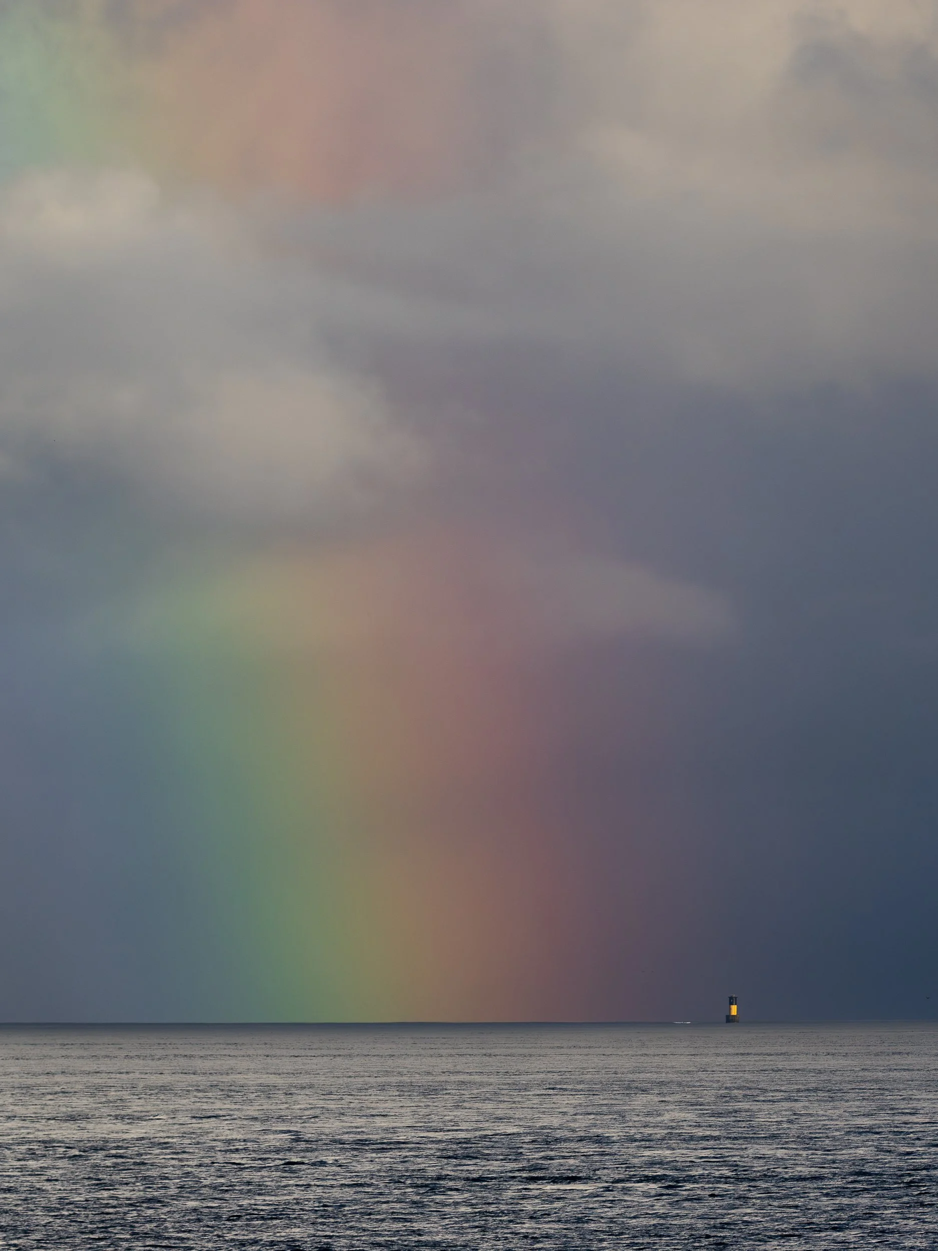 Arc en ciel sur la mer au Conquet- Rainbow over the sea at Le Conquet