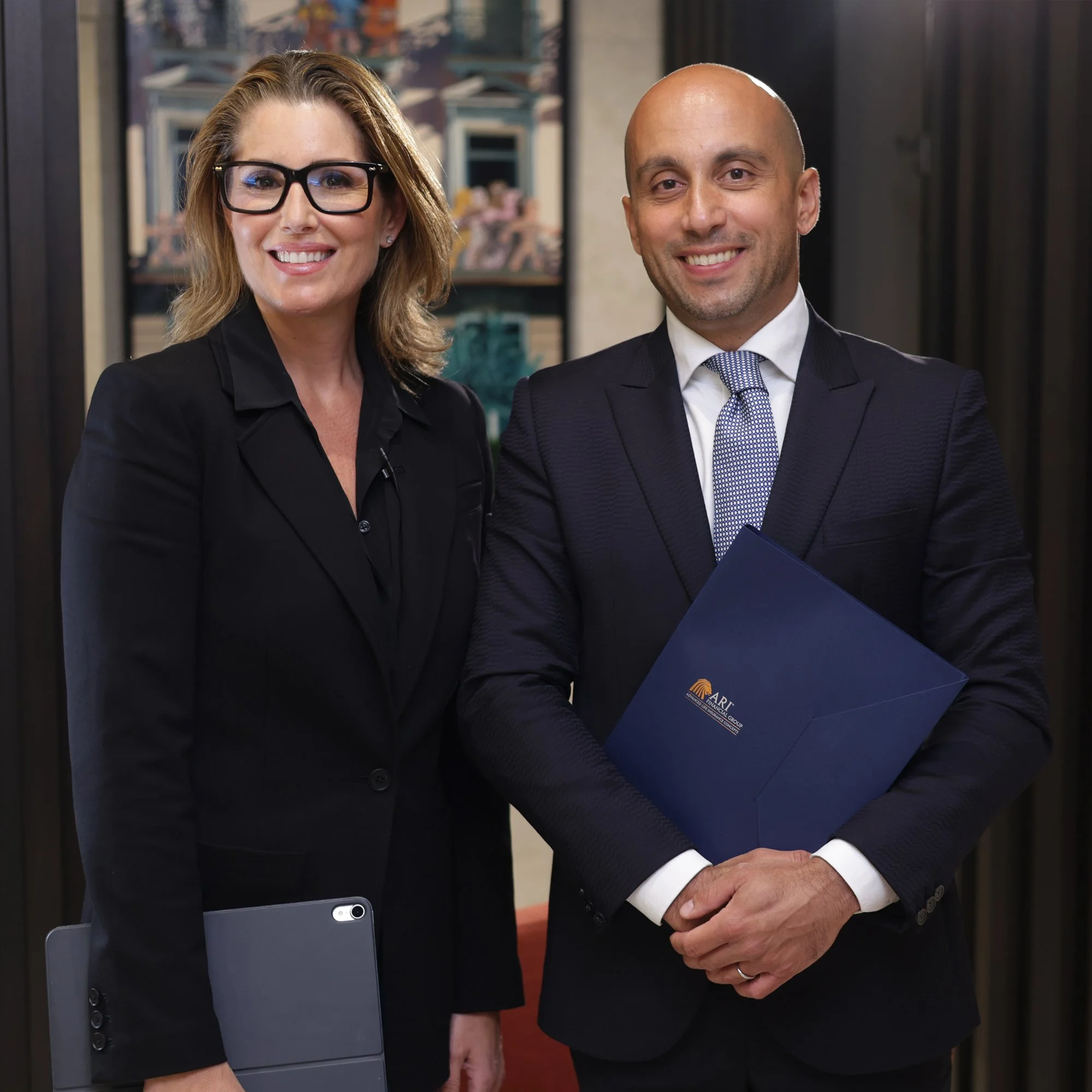 Francesco Oliveti & Rocio Zapatero featured in Finews
