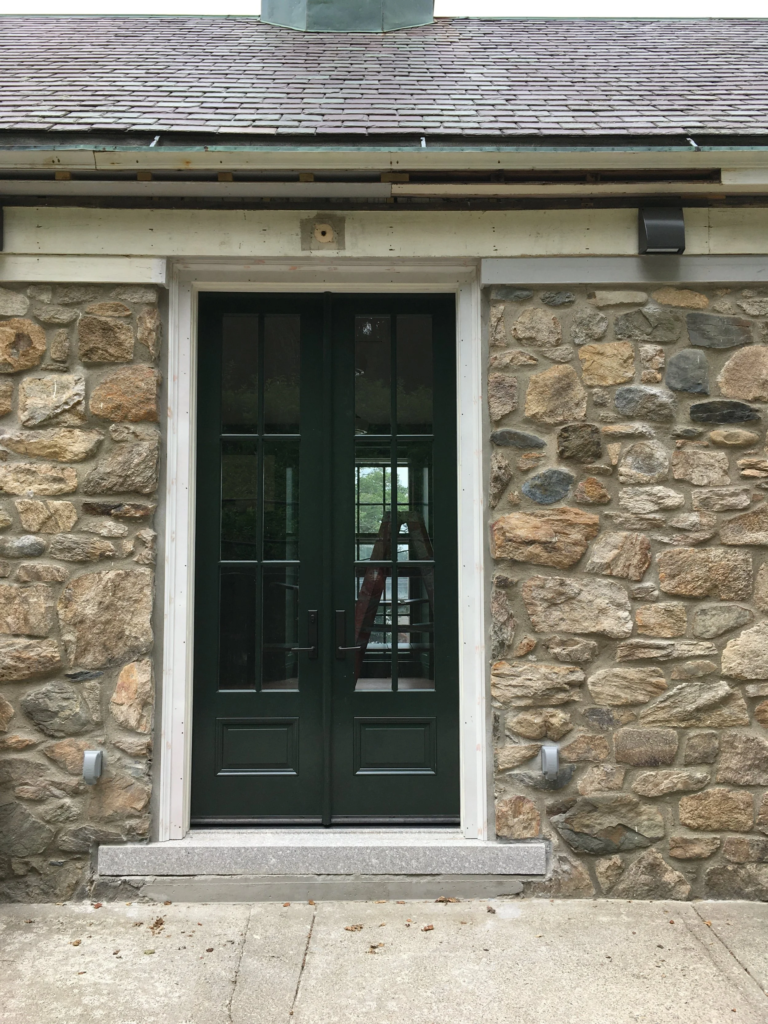A Prehung Door on a Historical Unit