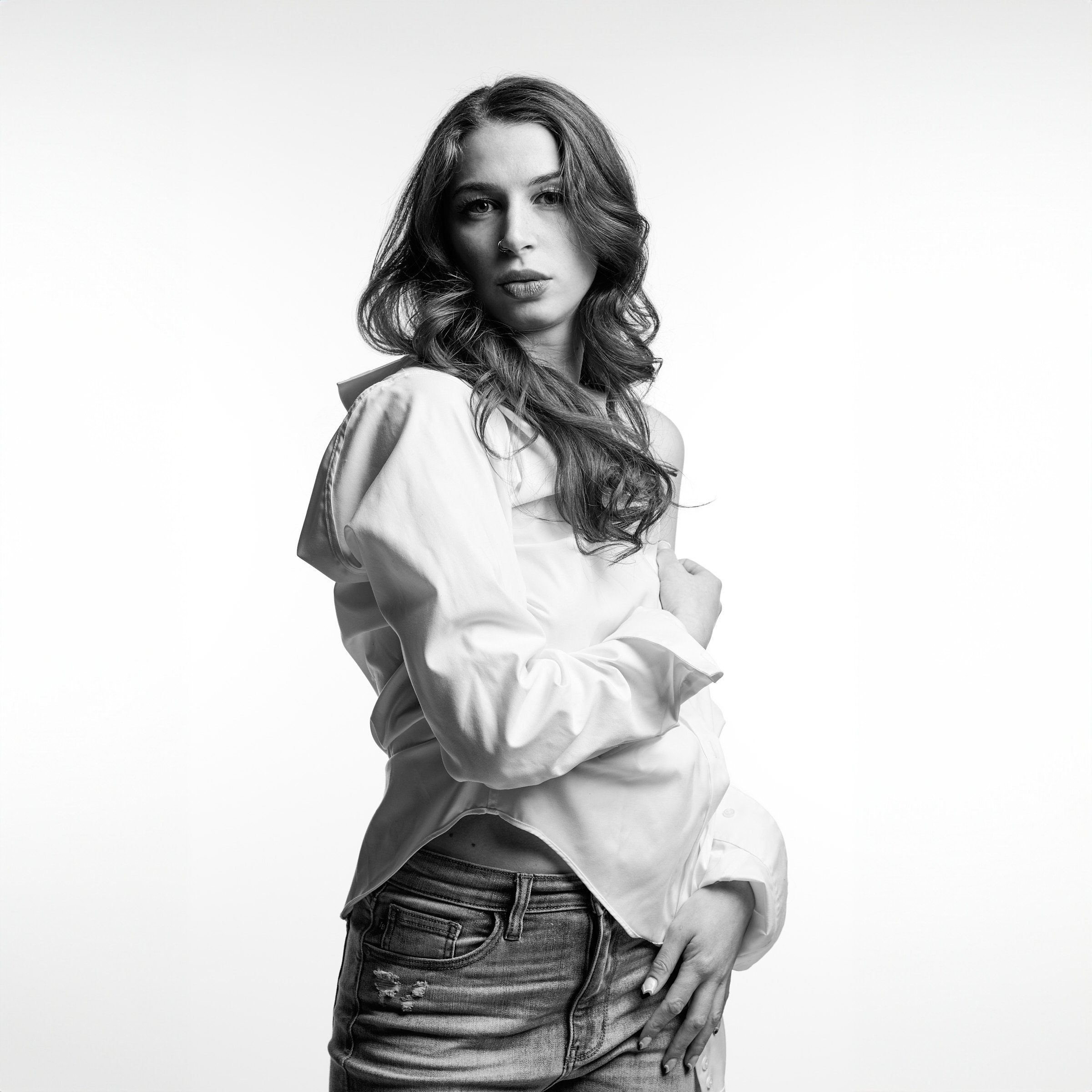 studio modeling portrait