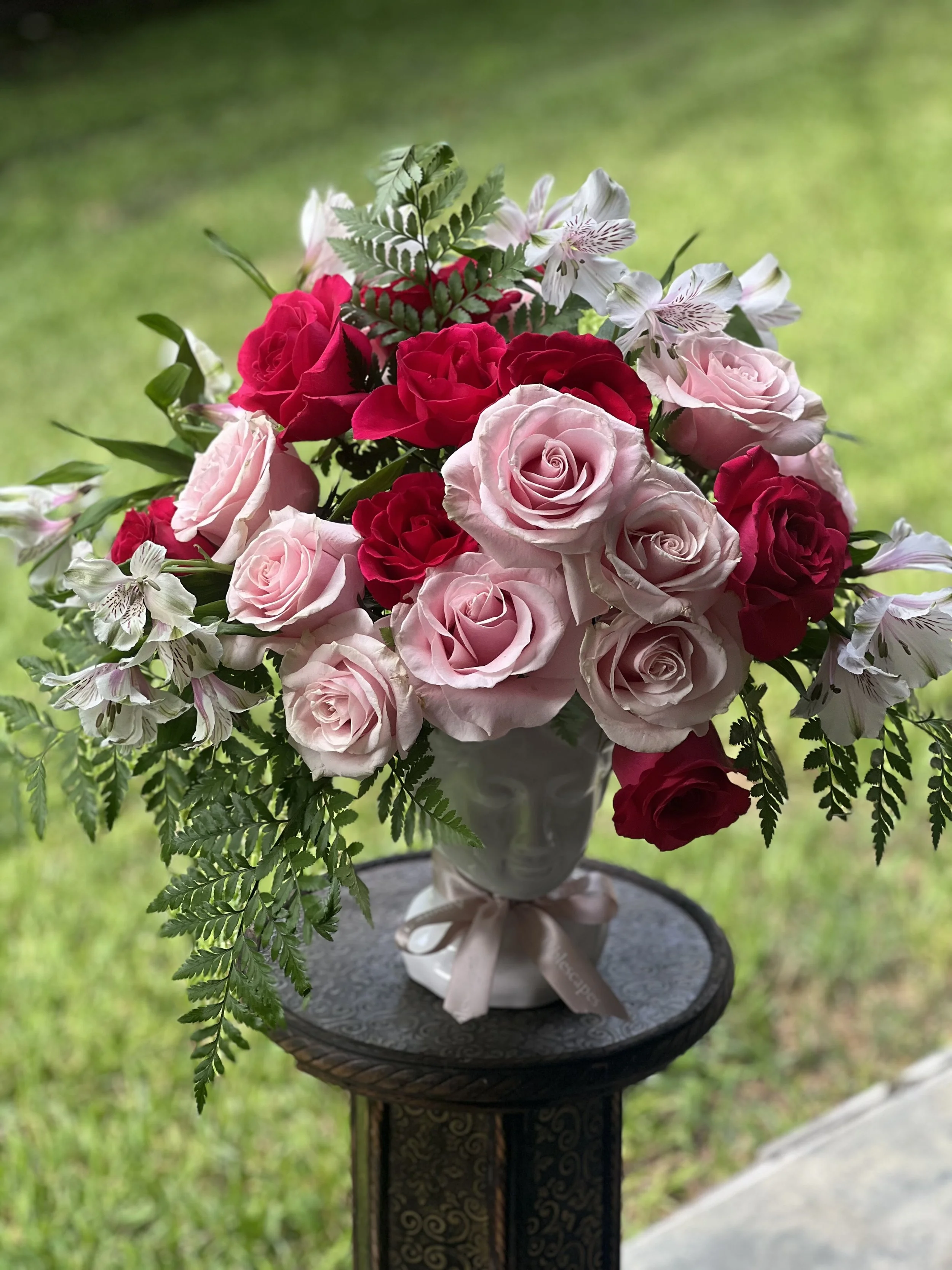 Roses in Lady vase