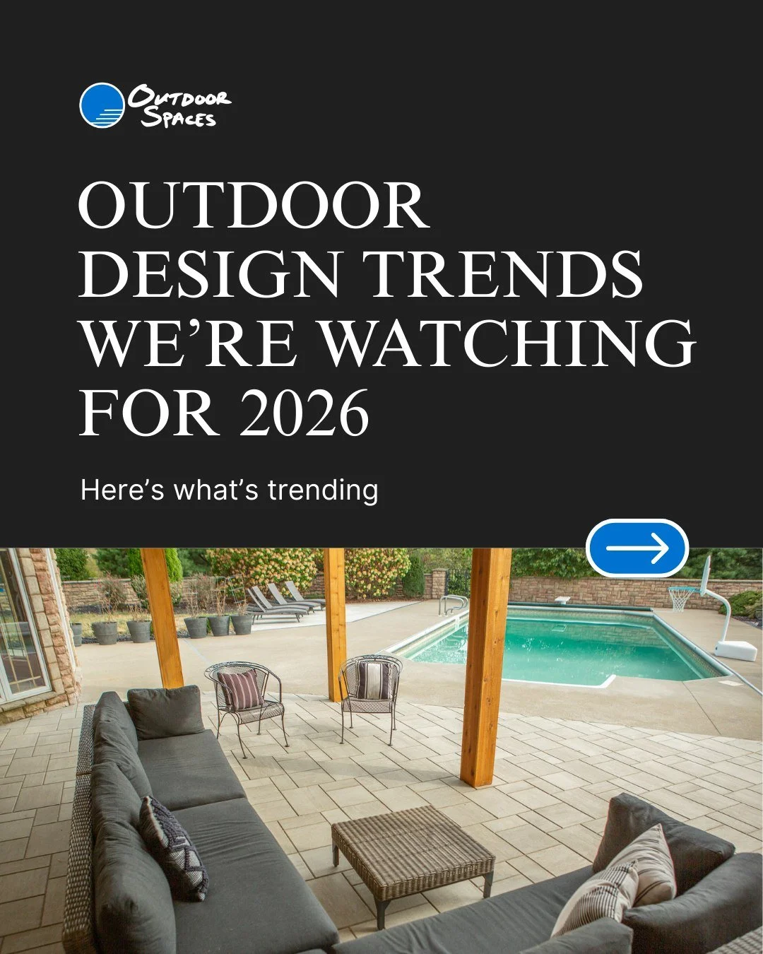 Thinking of renovating in 2026? These are the design trends we&rsquo;re watching and loving.
From natural textures to tech-integrated spaces, we&rsquo;re seeing outdoor living go to the next level this year.
Whether you're dreaming of a cozy lounge, 