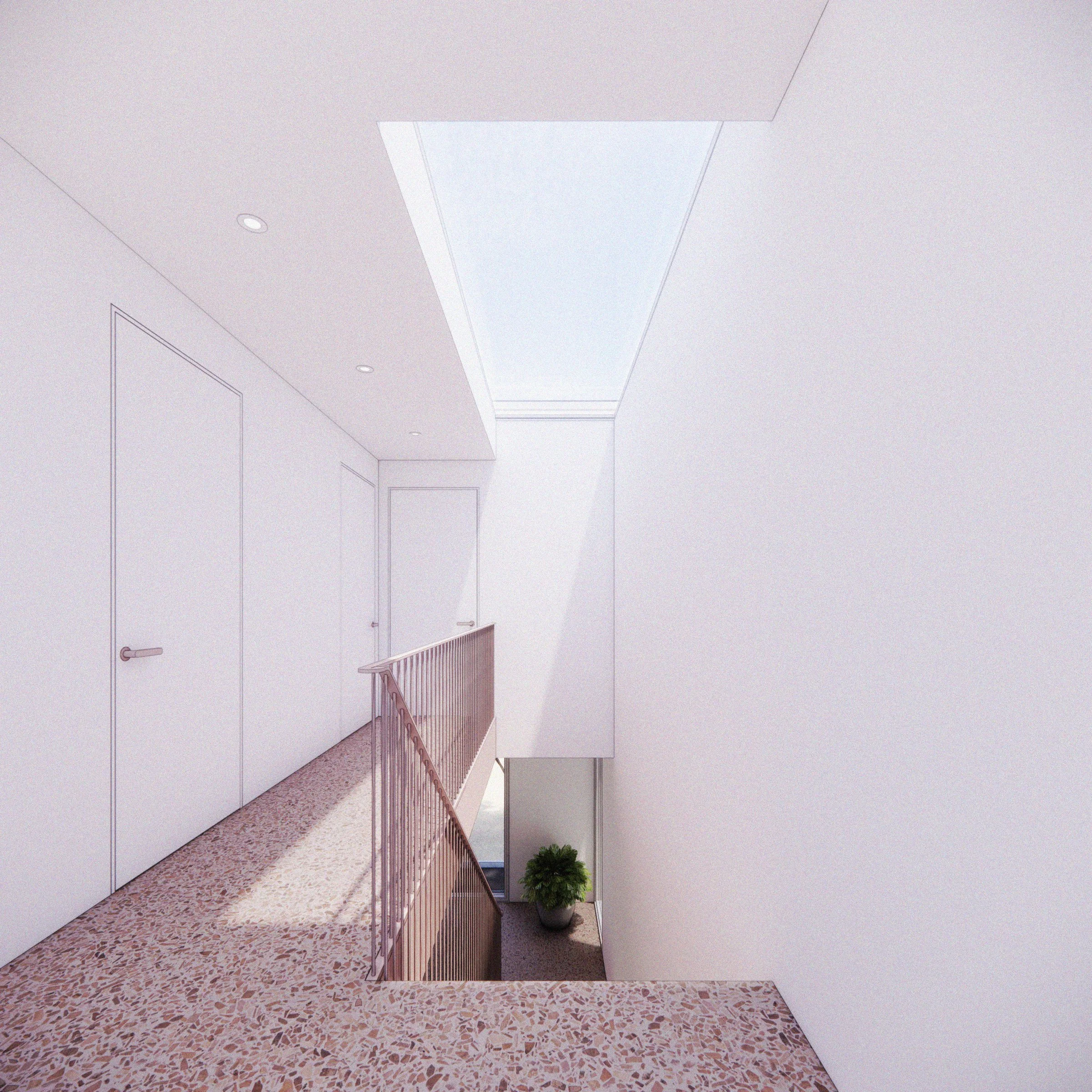 Silver Street - Rendering - Bedroom Hallway - View 1.jpg