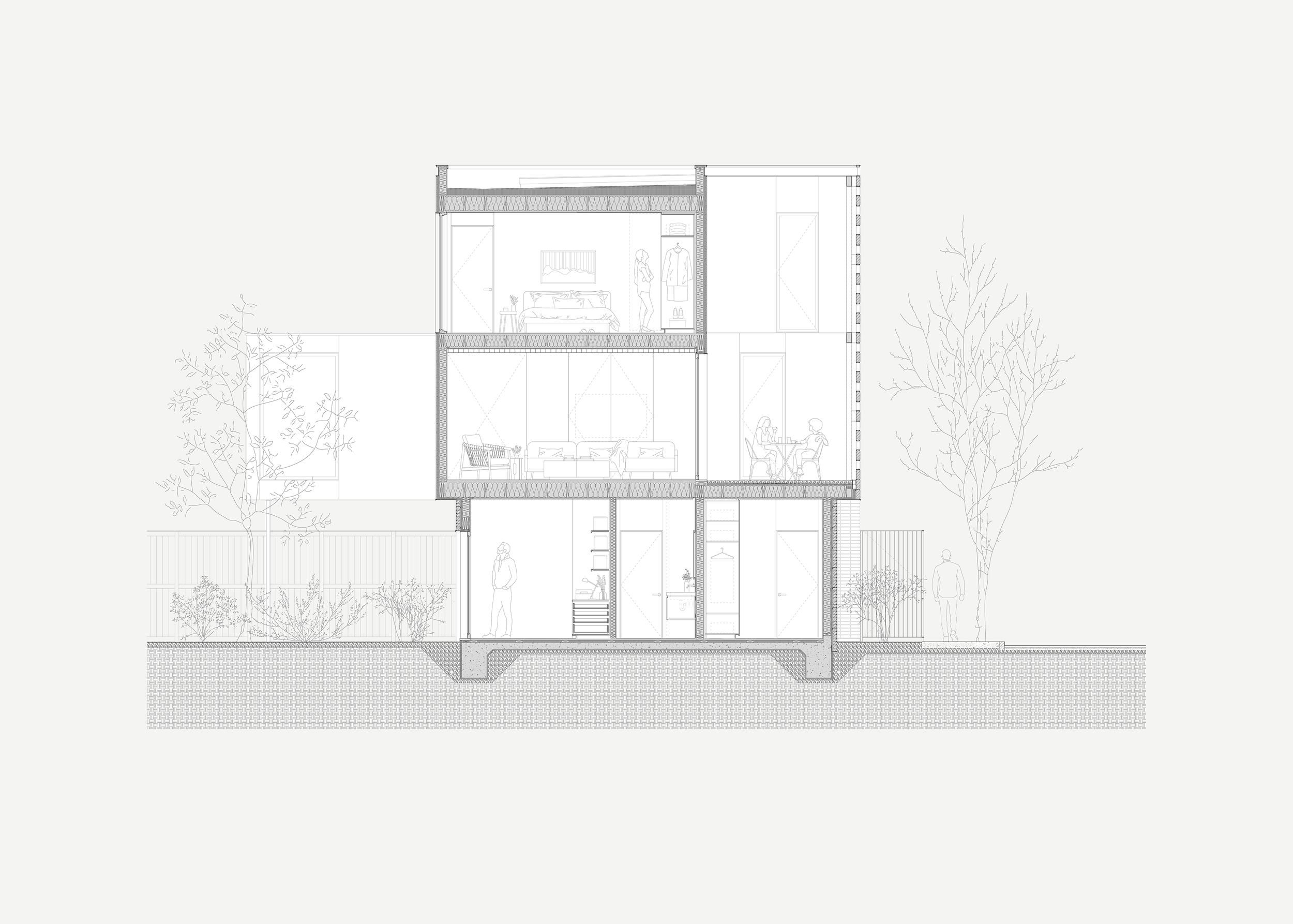 Silver Street Residence - Section at Courtyard small.png