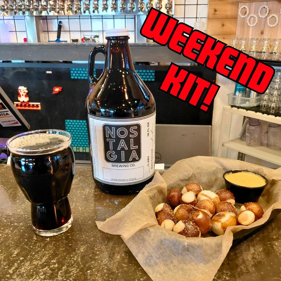Weekend kit: Seize the Day, pretzel bites, beer cheese, and a little old-school taproom nostalgia. 🥨🍺

Seize the Day is our Peanut Butter Porter with rich porter flavor, a smooth peanut butter finish, and just the right amount of &ldquo;go ahead, o