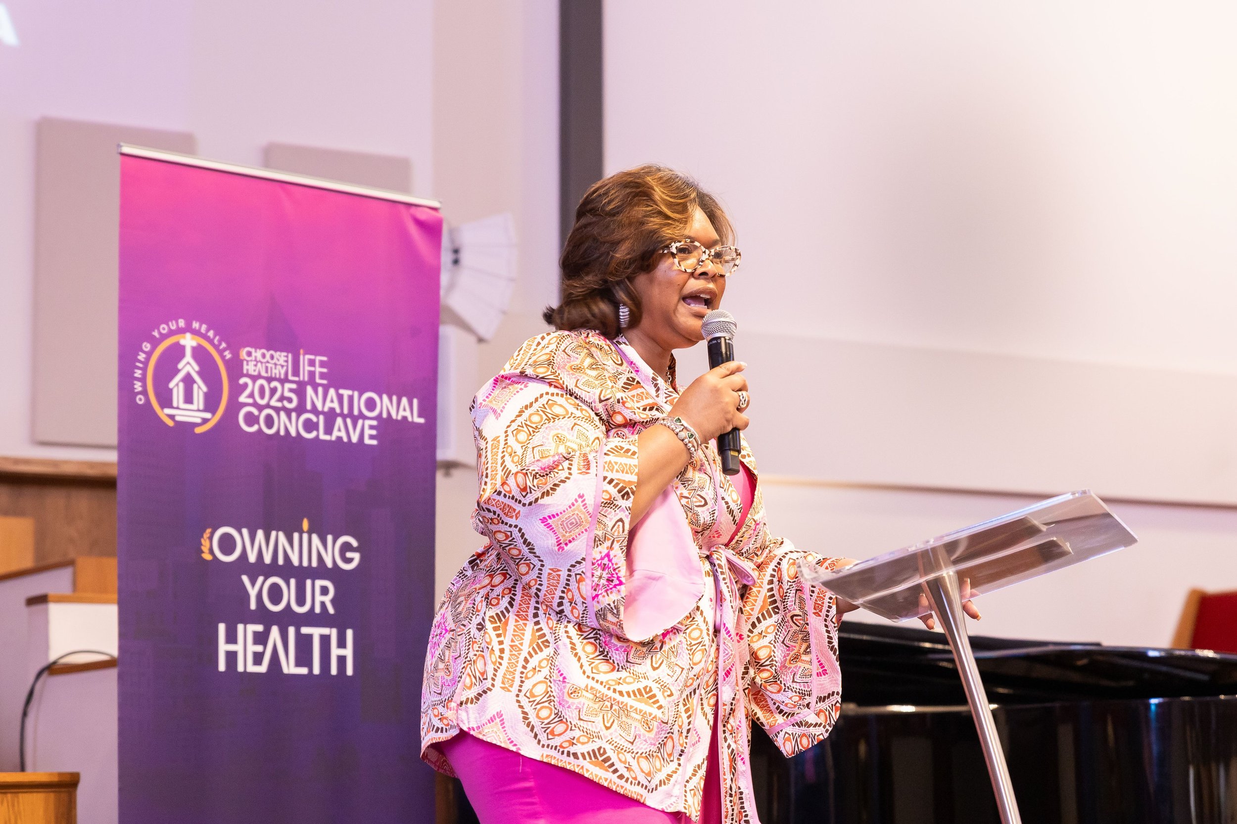 CHL President & CEO Rev. Kimberly L. Williams opening the 2025 National Conclave