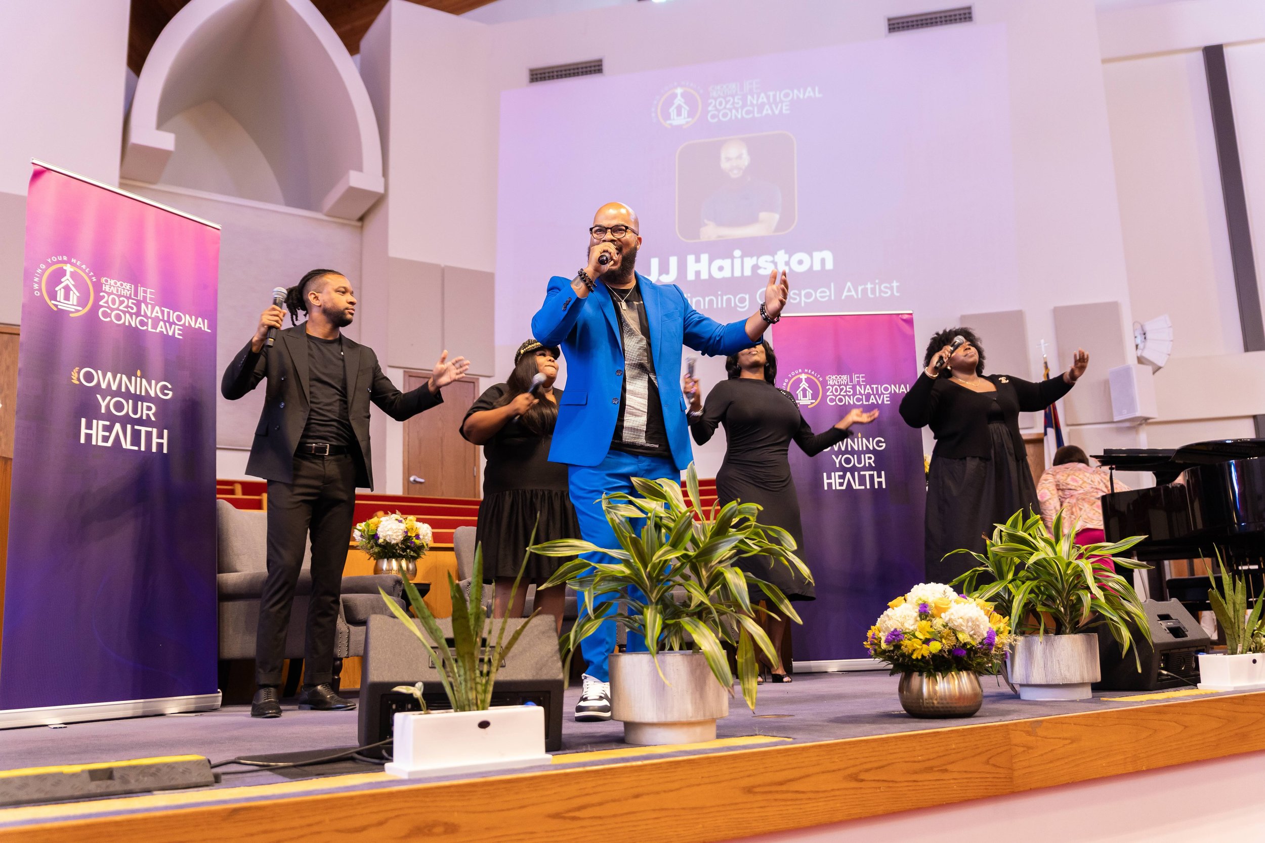 Special musical performance from award-winning gospel artist JJ Hairston