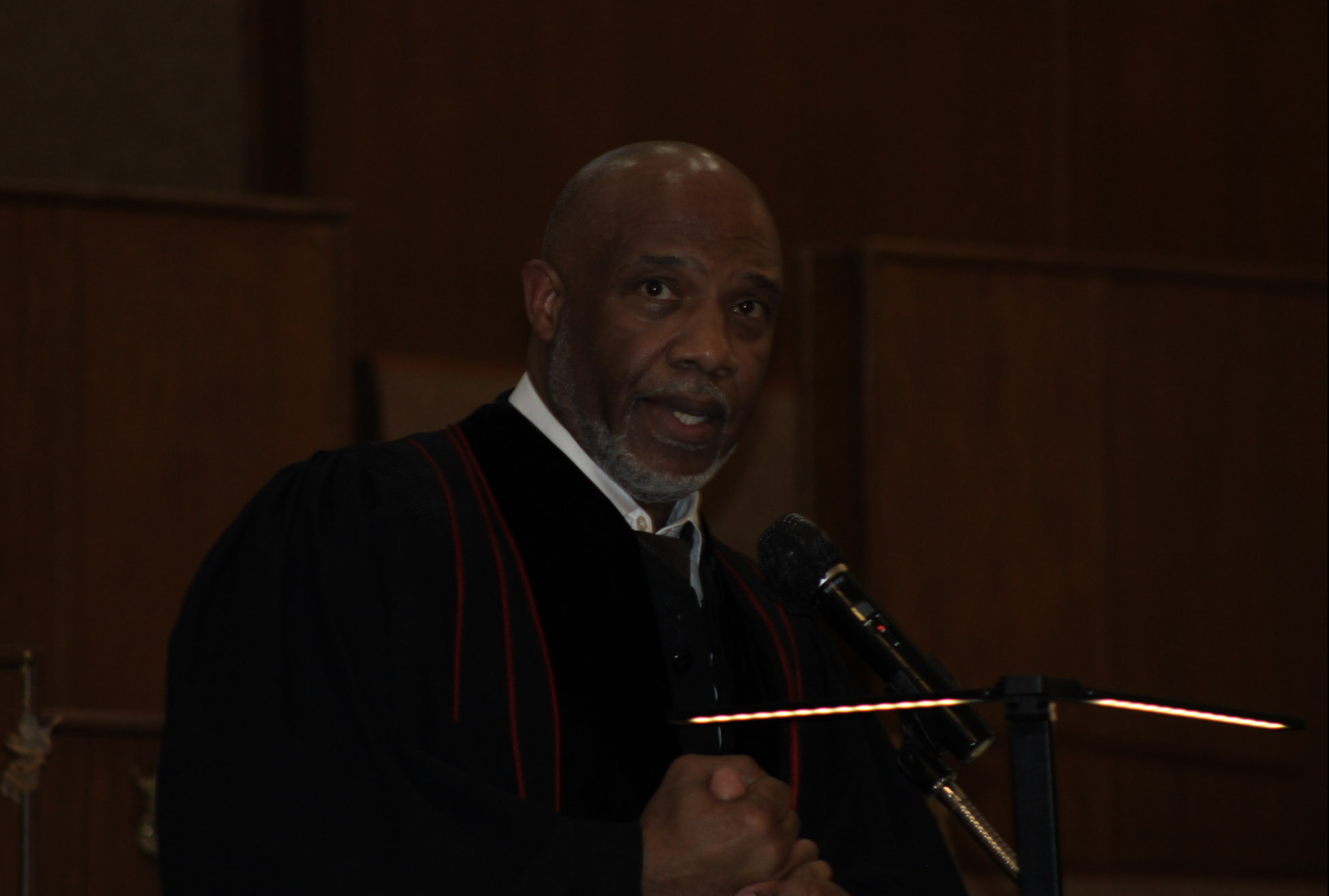   Rev. Sebrone O. Johnson  (Greater Harvest Church) delivers “ I AM the Good Shepherd”  John 10:11-18  