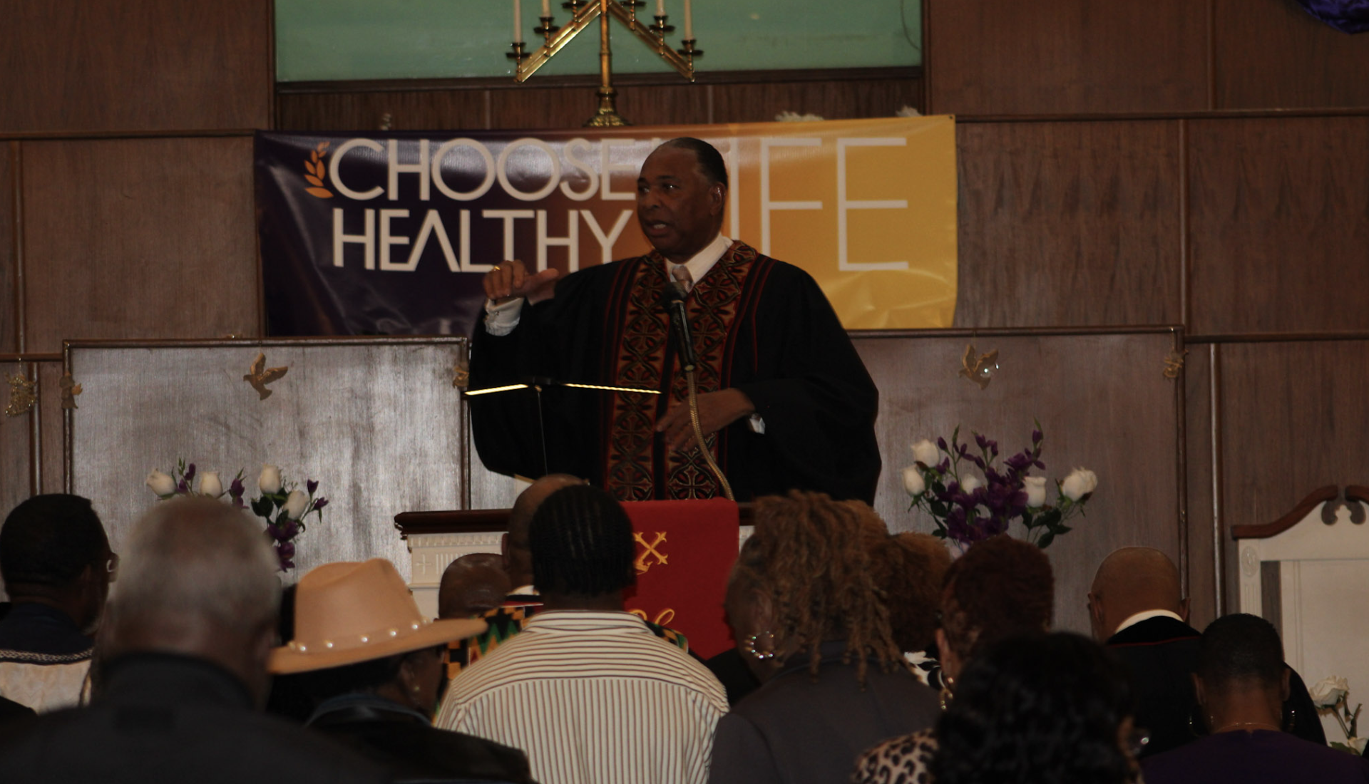  CHL Special Advisor  Rev. Jacques A. DeGraff  delivers the  Blessing of the Healers  