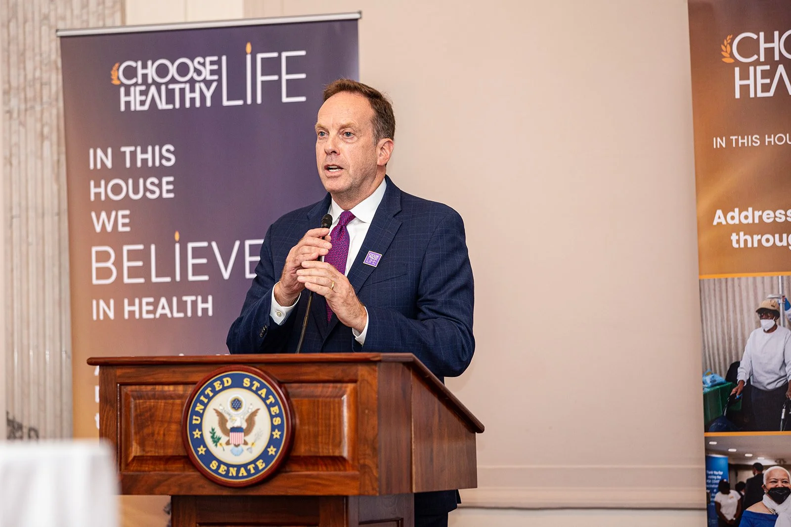 Siemens Foundation CEO David Etzwiler speaks on the partnership with CHL and their support of the Health Navigator program