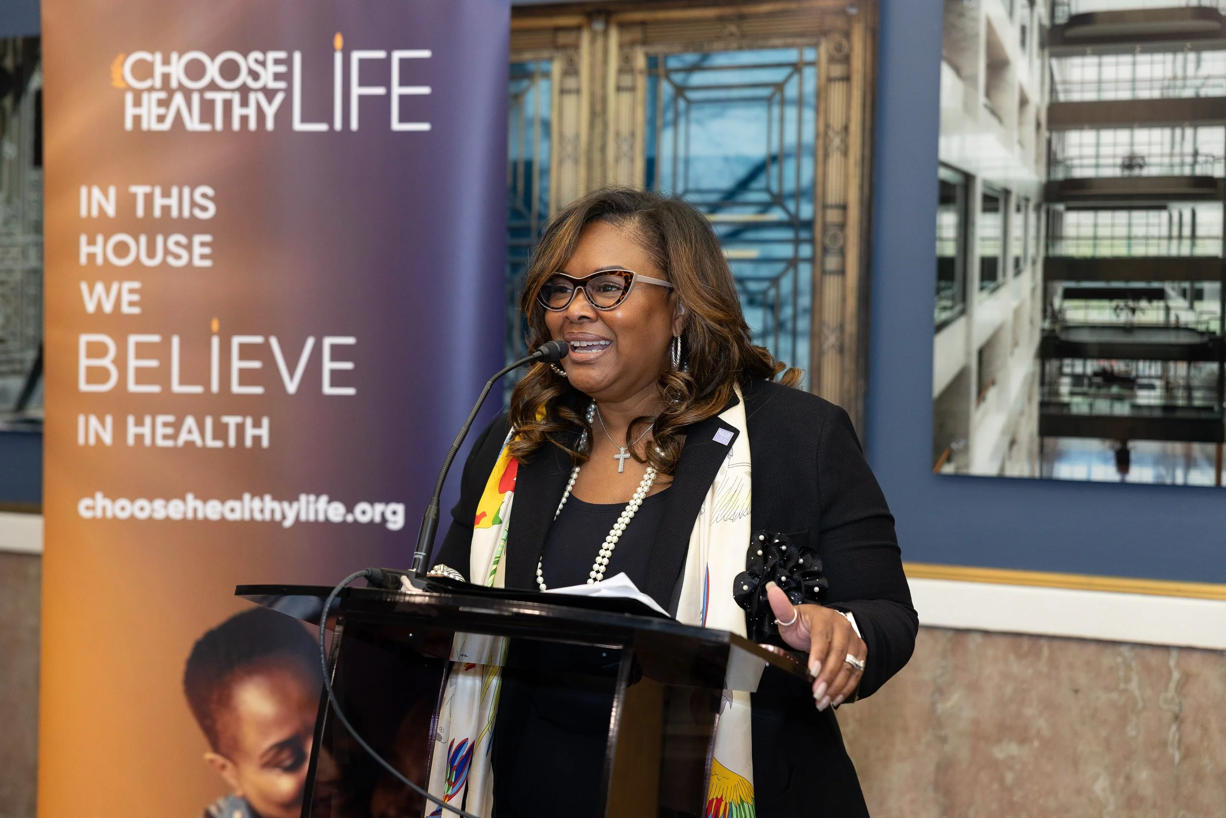 CHL President & CEO Rev. Kimberly L. Williams opens the event