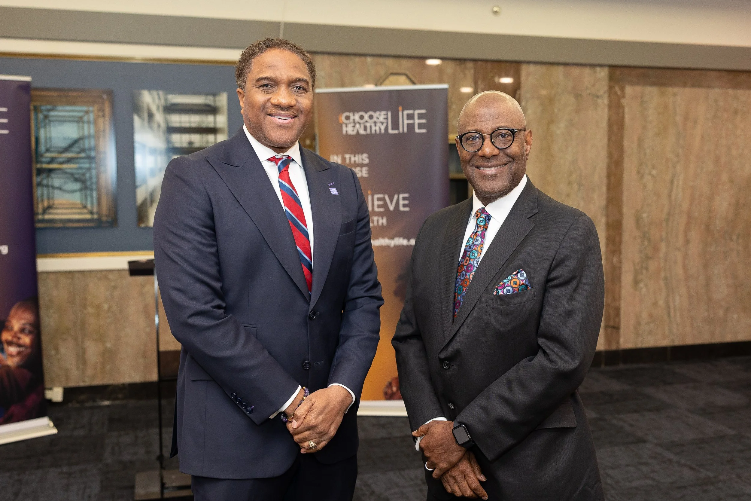 CHL New York Clergy Leader Rev. Lawrence Aker III, and CHL DC Clergy Leader Rev. Kendrick Curry