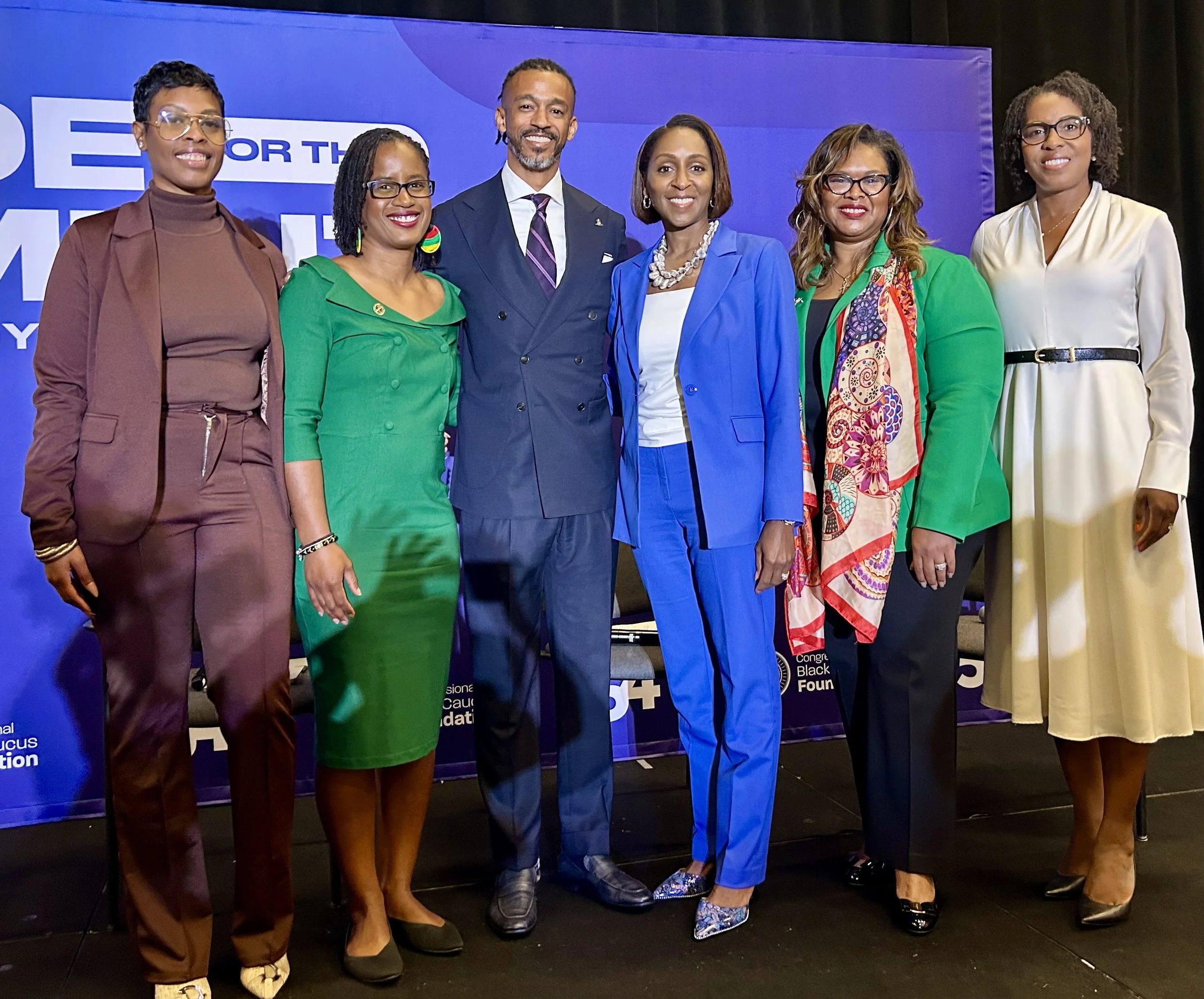 Rev. Kimberly Williams at a panel called "One Size Does Not Fit All" on resilience in the community health workforce. The panel was sponsored by Johnson & Johnson.