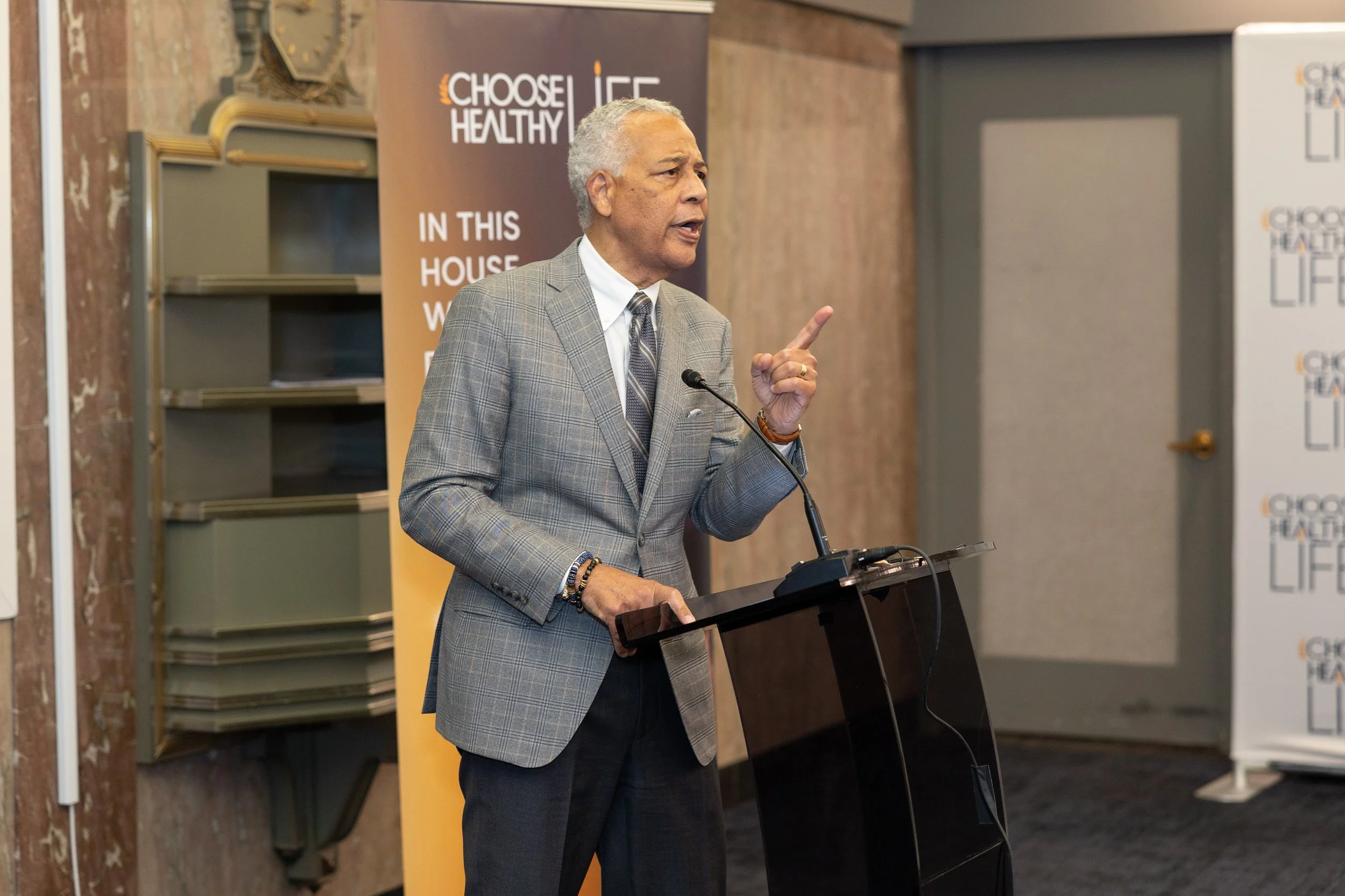 CHL Medical Advisory Board Member Dr. Reed Tuckson delivers powerful remarks