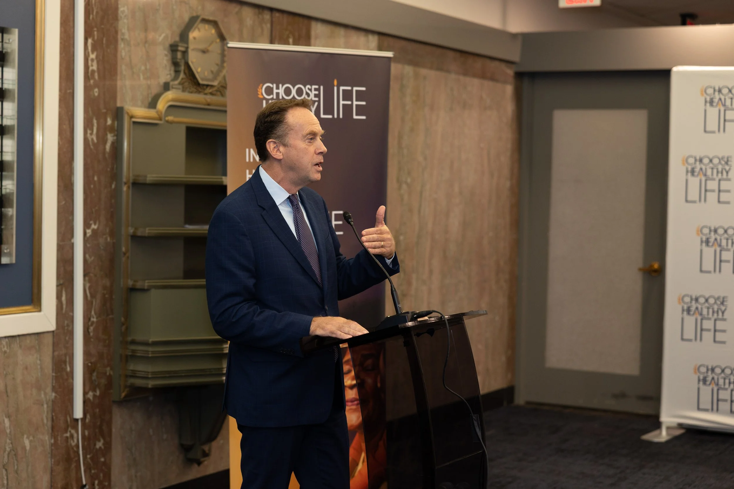 Siemens Foundation CEO David Etzwiler speaks on the partnership with CHL and their support of the Health Navigator program