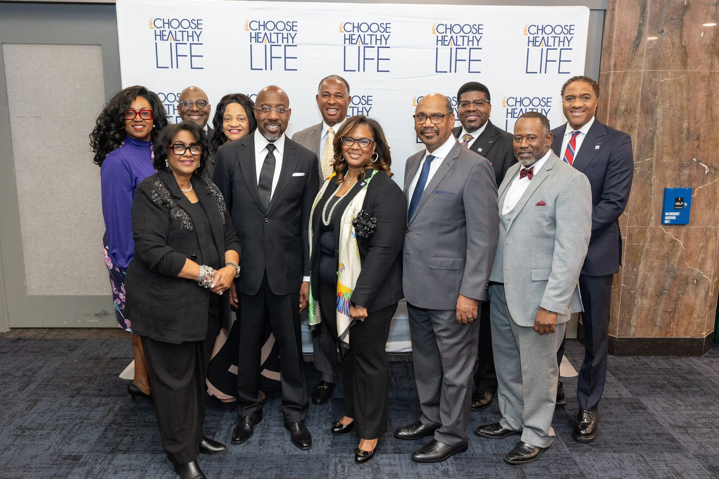 Sen. Raphael Warnock (GA) with CHL Clergy