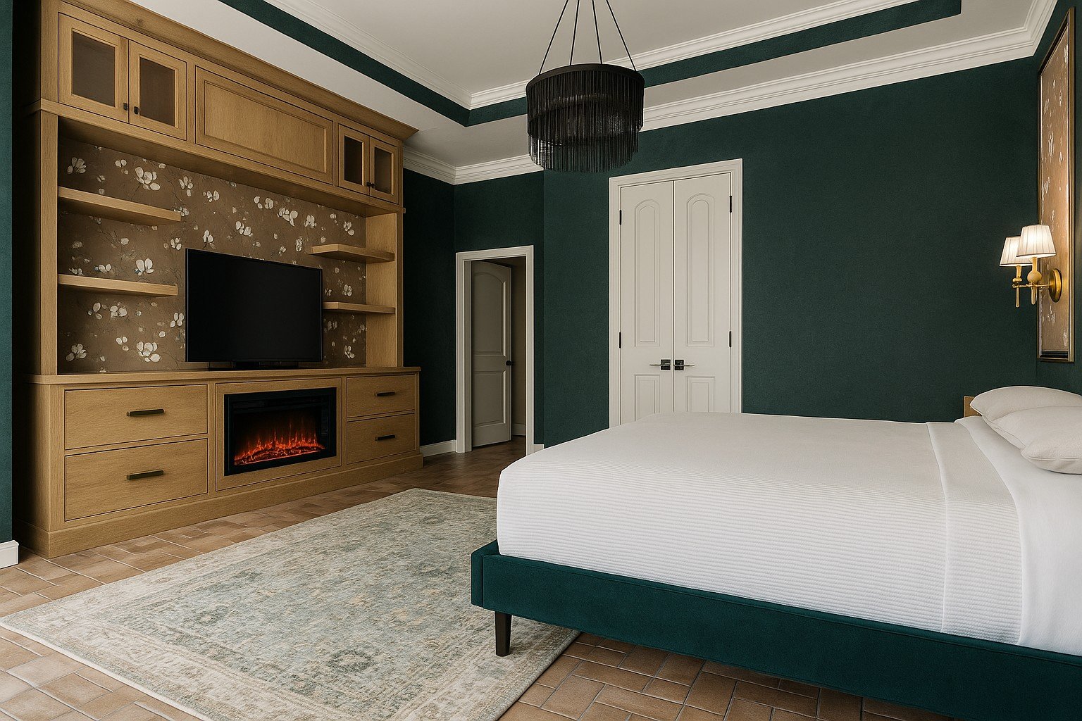 emerald master bedroom the Woodlands TX