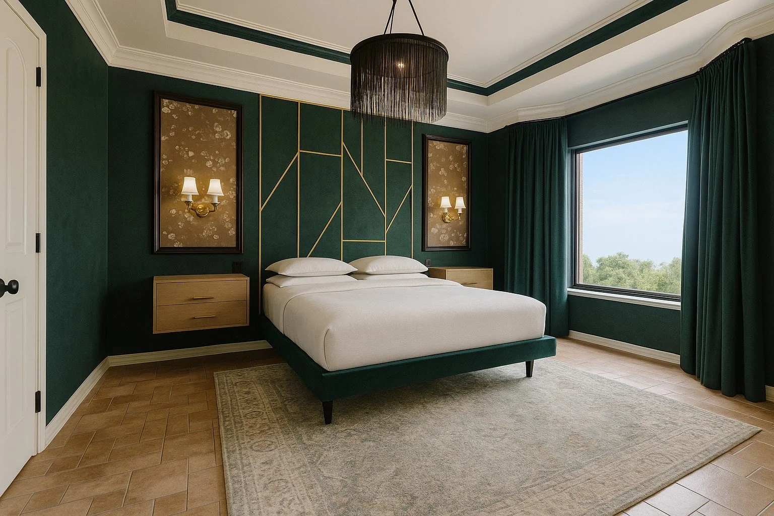 emerald master bedroom the Woodlands TX