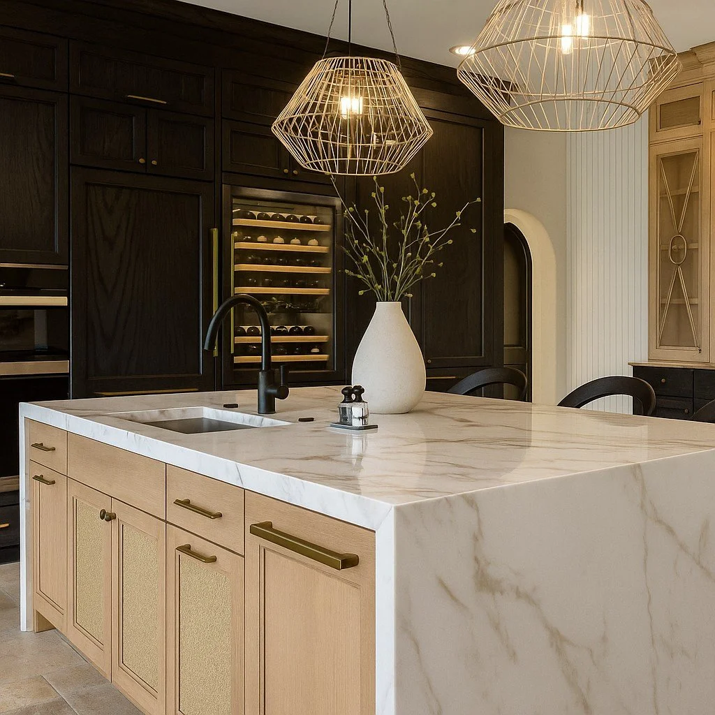 Modern kitchen rendering the woodlands tx