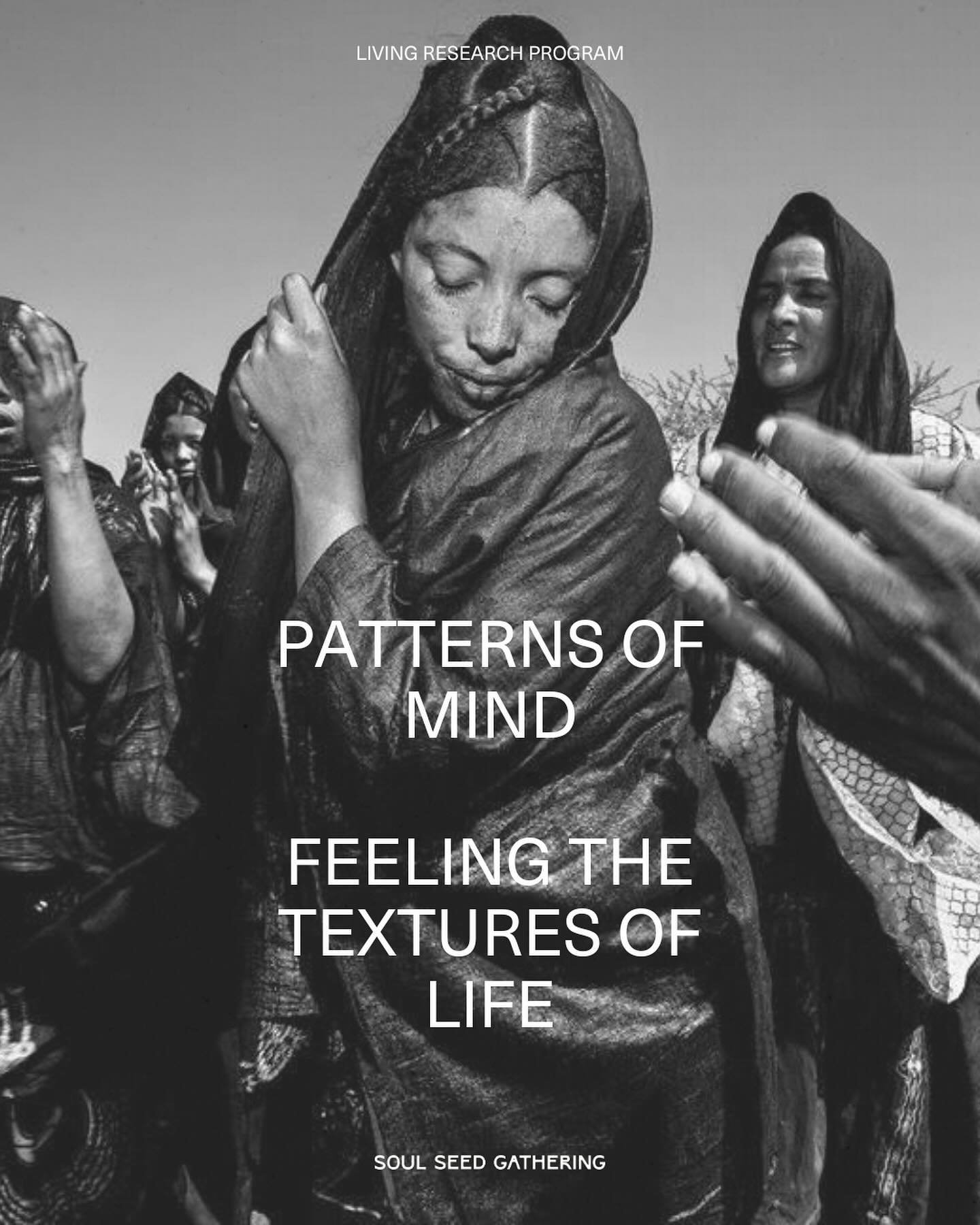 PATTERNS OF MIND &amp; 
FEELING THE TEXTURES OF LIFE

So much of academic research has been focused on the illusion of objectivity, emotionless-detachment and categorization.

What happens when you subvert that and allow all your senses, emotions and