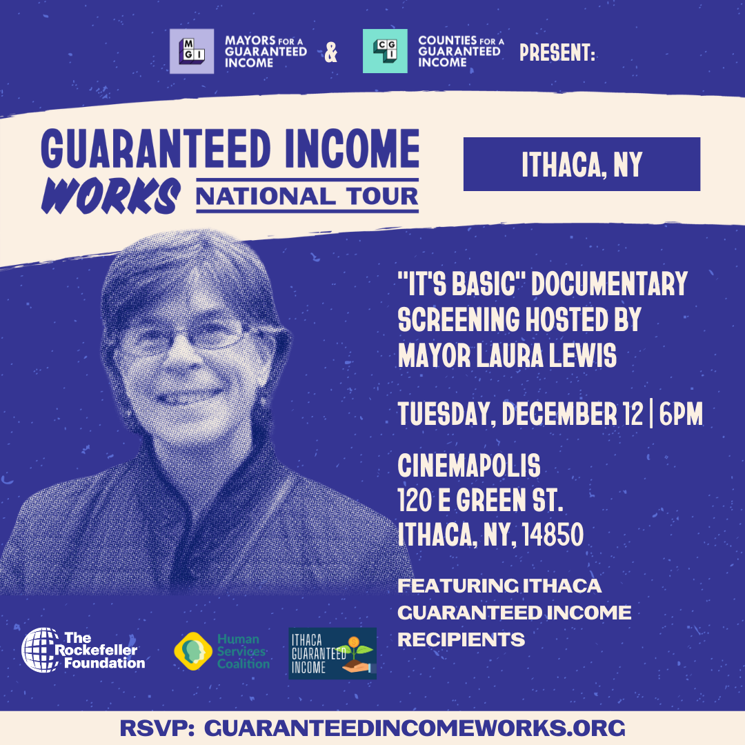 Guaranteed Income Works: &nbsp;ITHACA,NY