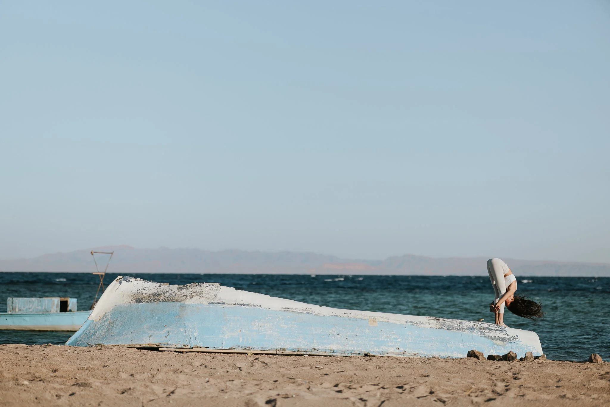 Sunset yoga session with Angelina Stolz Yoga at Lagoona beach - Dahab - South Sinai X Eslam Piko Studios Photography