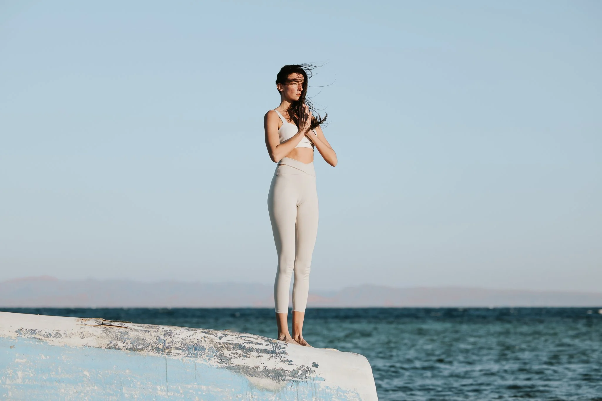 Sunset yoga session with Angelina Stolz Yoga at Lagoona beach - Dahab - South Sinai X Eslam Piko Studios Photography