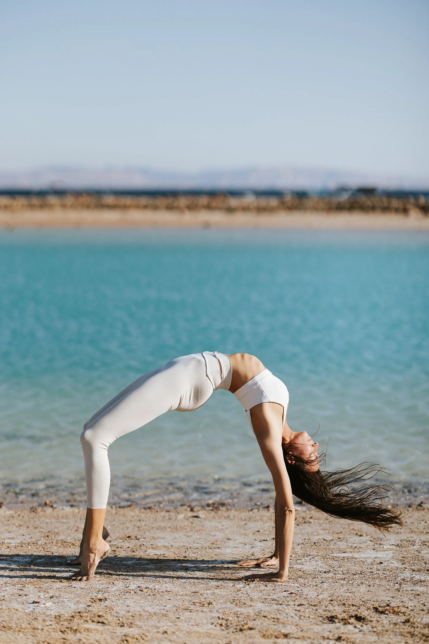 Sunset yoga session with Angelina Stolz Yoga at Lagoona beach - Dahab - South Sinai X Eslam Piko Studios Photography
