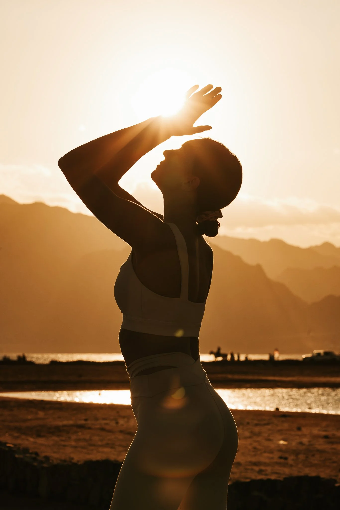 Sunset yoga session with Angelina Stolz Yoga at Lagoona beach - Dahab - South Sinai X Eslam Piko Studios Photography