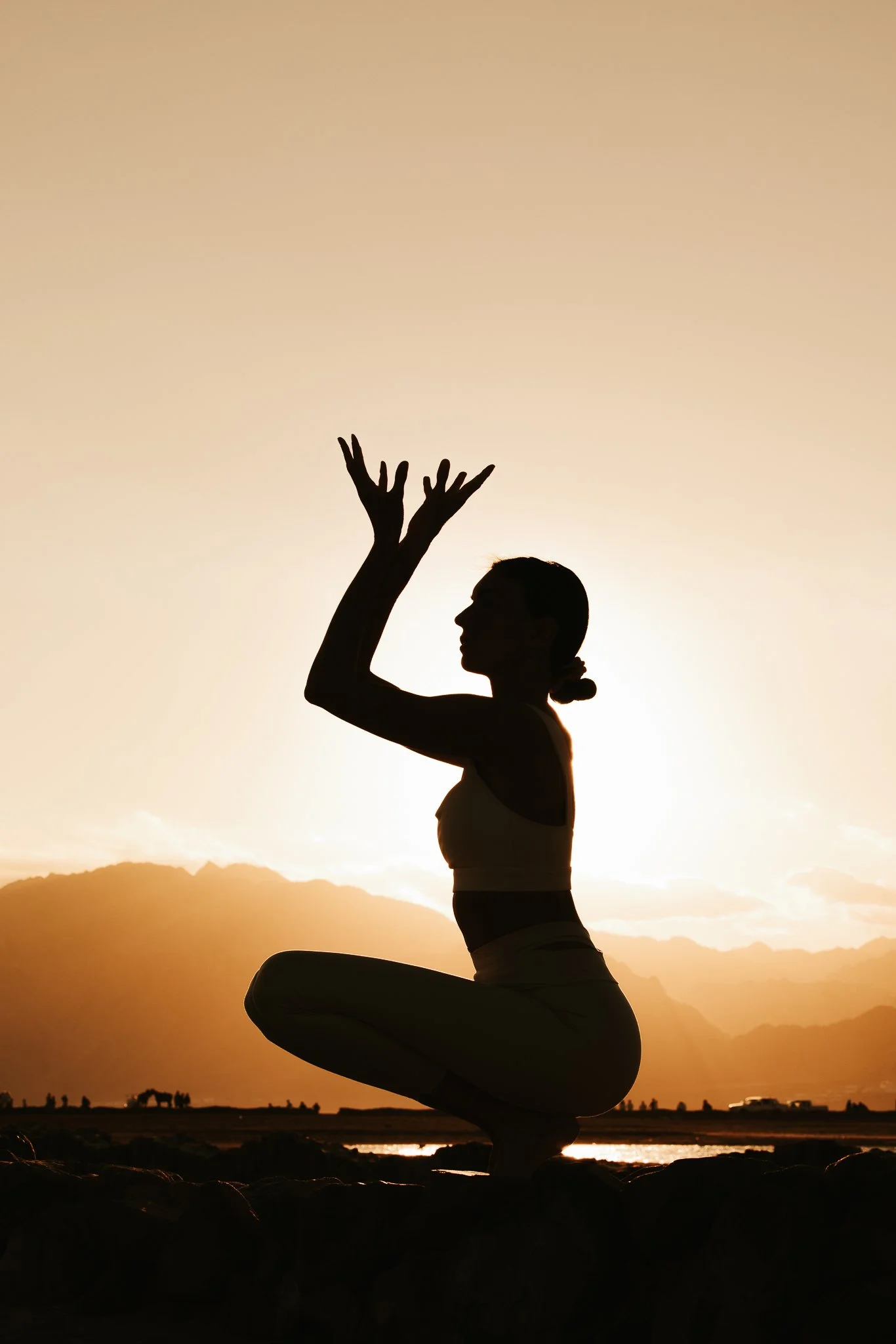 Sunset yoga session with Angelina Stolz Yoga at Lagoona beach - Dahab - South Sinai X Eslam Piko Studios Photography