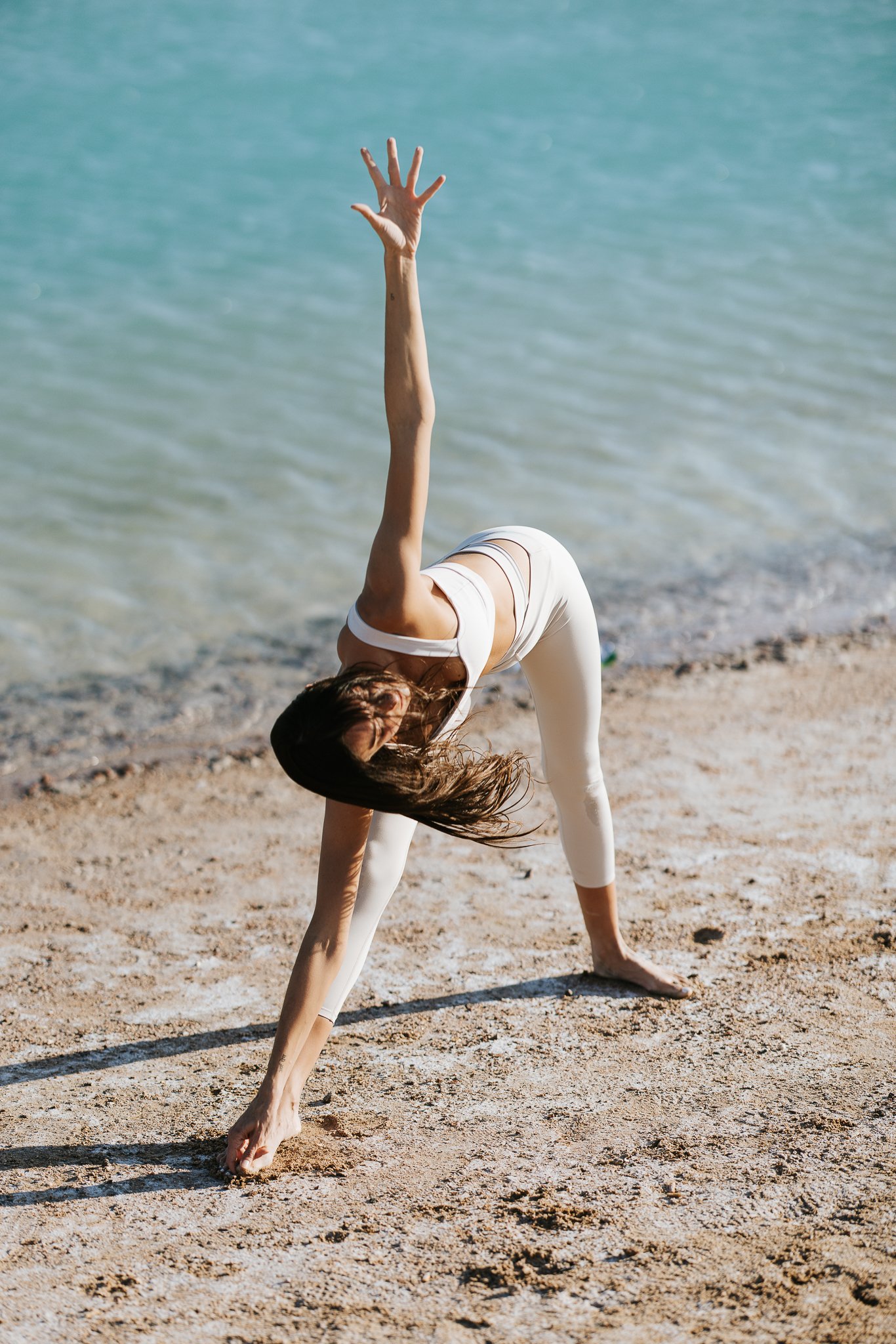 Sunset yoga session with Angelina Stolz Yoga at Lagoona beach - Dahab - South Sinai X Eslam Piko Studios Photography