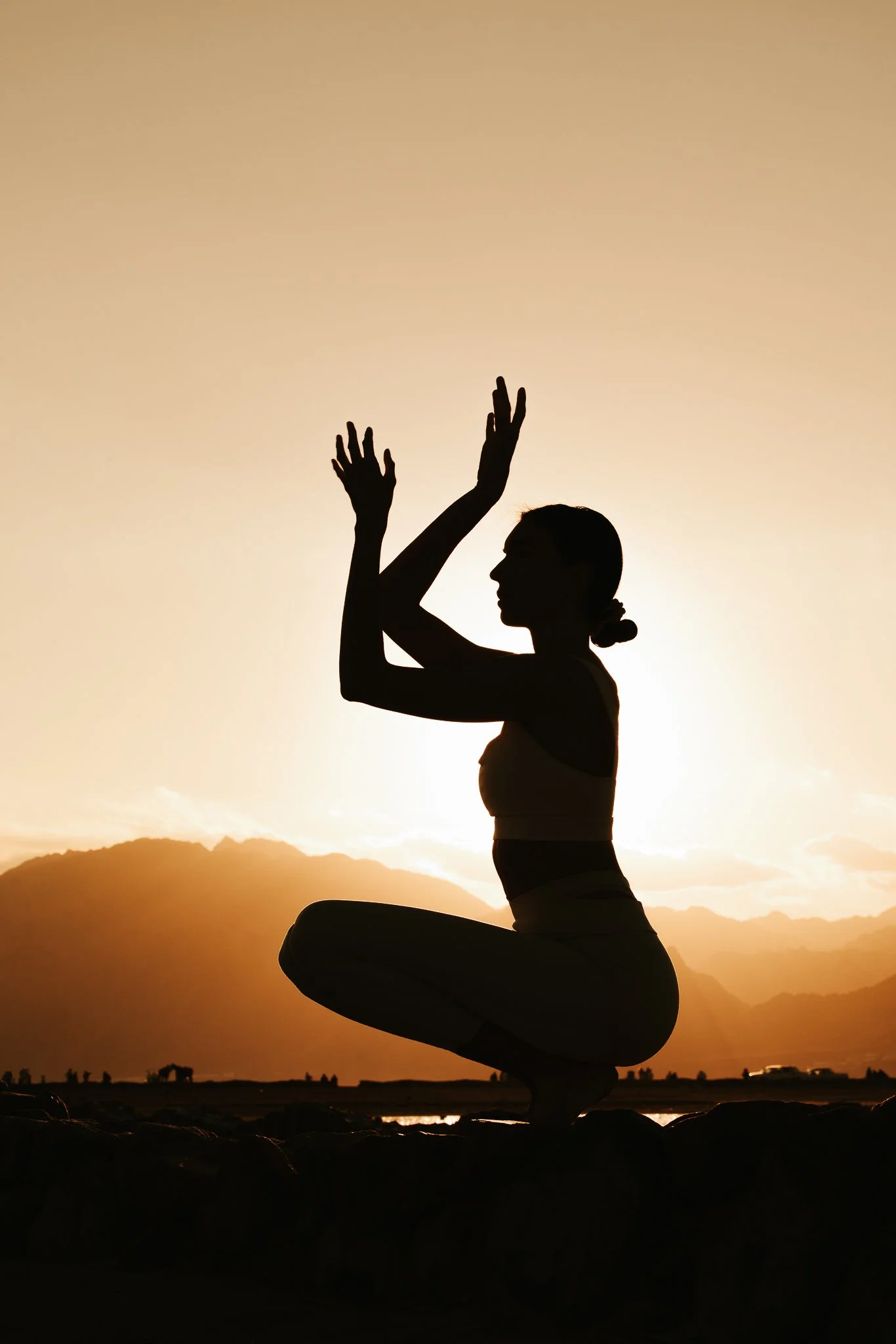 Sunset yoga session with Angelina Stolz Yoga at Lagoona beach - Dahab - South Sinai X Eslam Piko Studios Photography