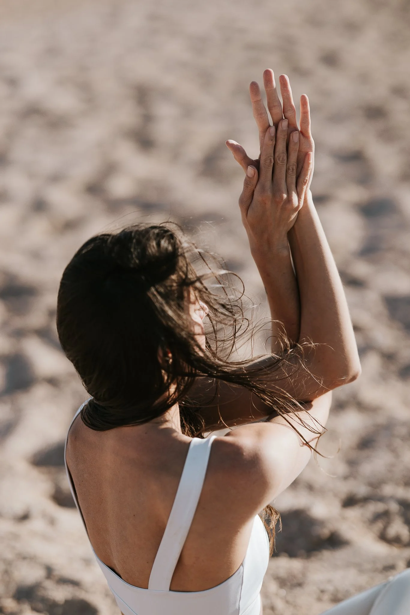 Sunset yoga session with Angelina Stolz Yoga at Lagoona beach - Dahab - South Sinai X Eslam Piko Studios Photography
