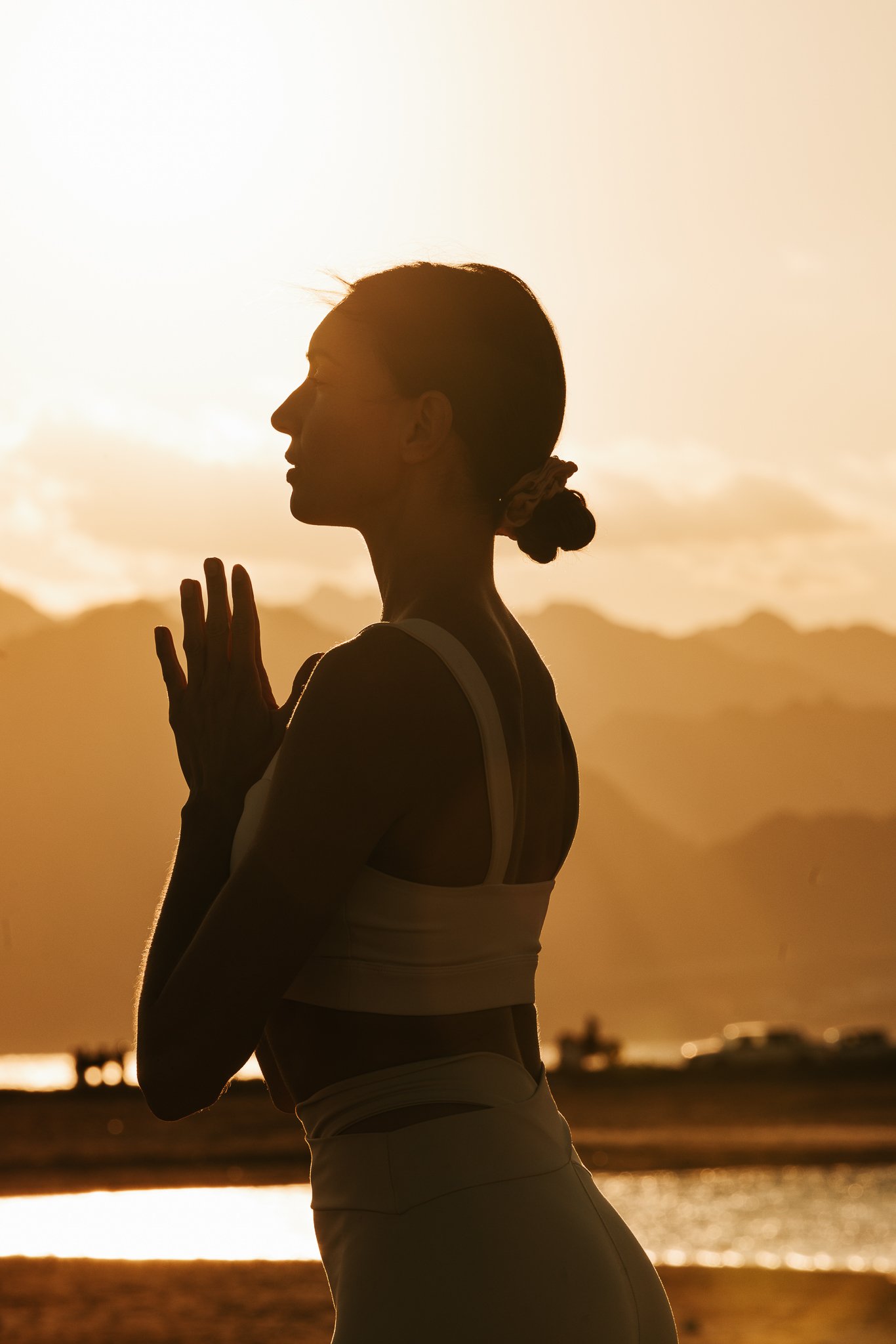 Sunset yoga session with Angelina Stolz Yoga at Lagoona beach - Dahab - South Sinai X Eslam Piko Studios Photography