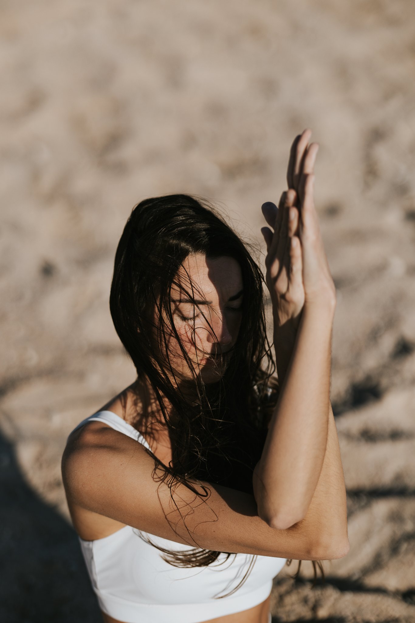 Sunset yoga session with Angelina Stolz Yoga at Lagoona beach - Dahab - South Sinai X Eslam Piko Studios Photography