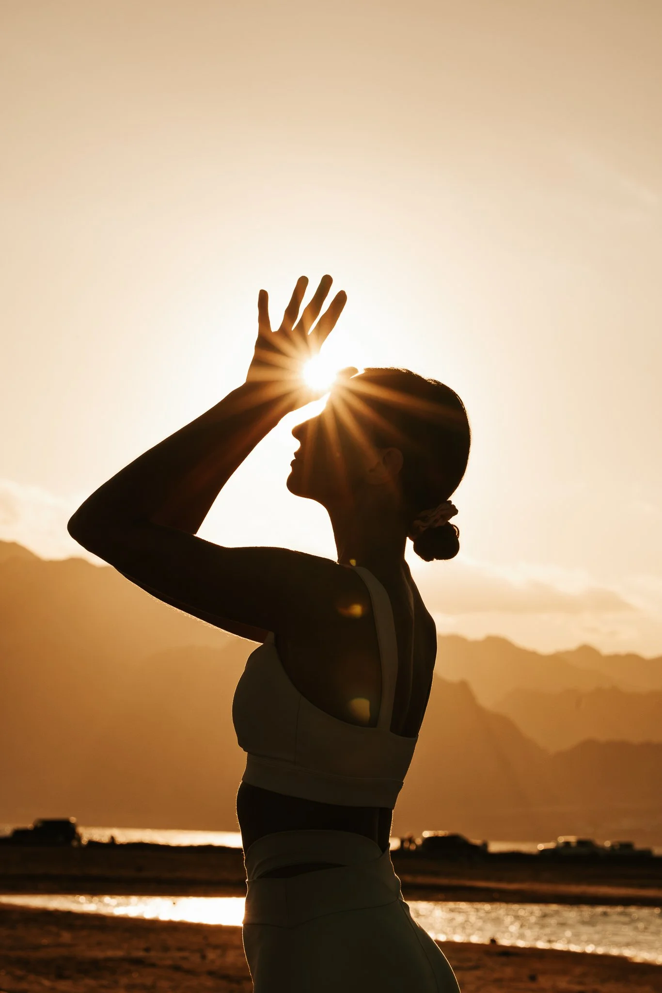 Sunset yoga session with Angelina Stolz Yoga at Lagoona beach - Dahab - South Sinai X Eslam Piko Studios Photography