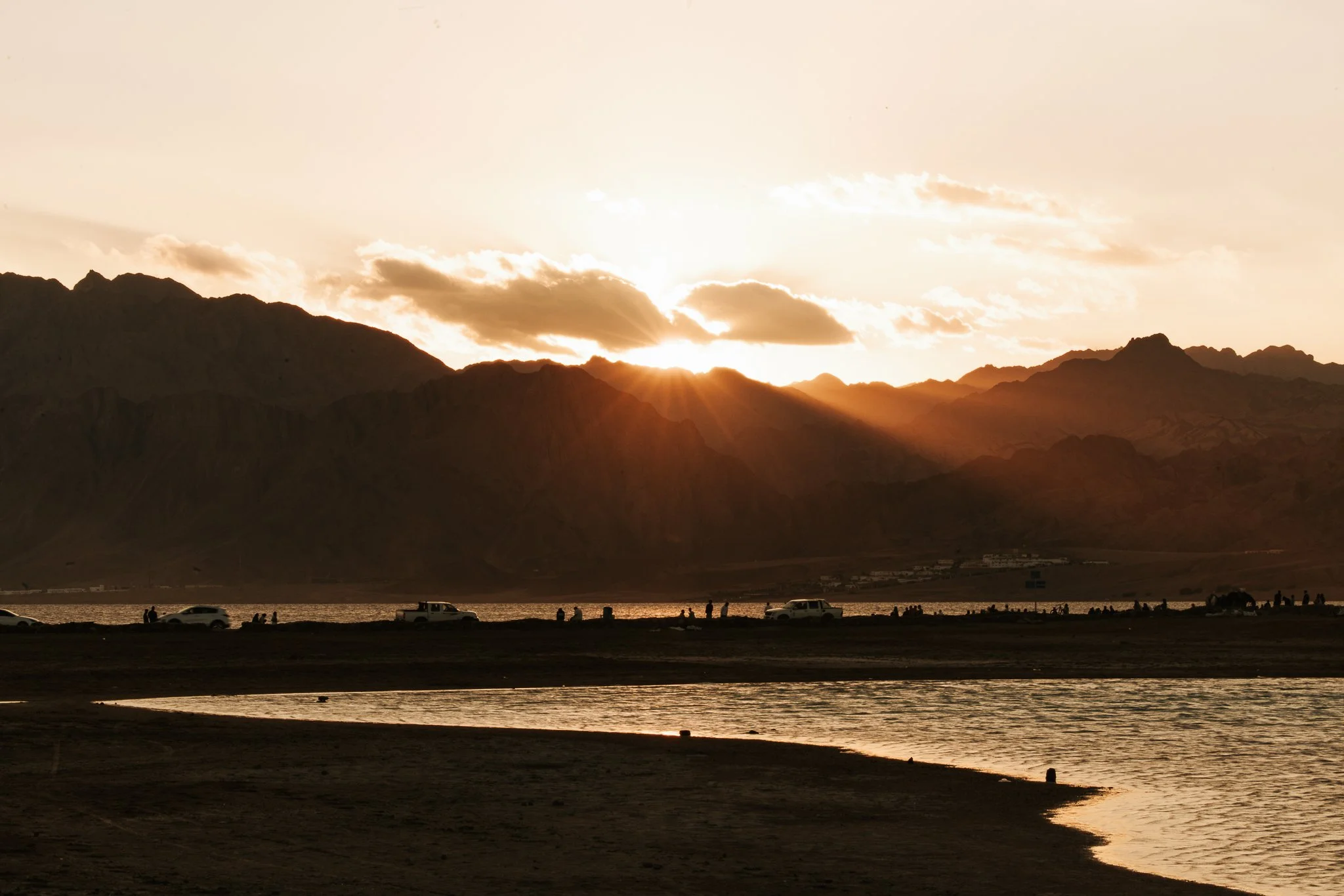 Sunset at Lagoona beach - Dahab - South Sinai X Eslam Piko Studios Photography