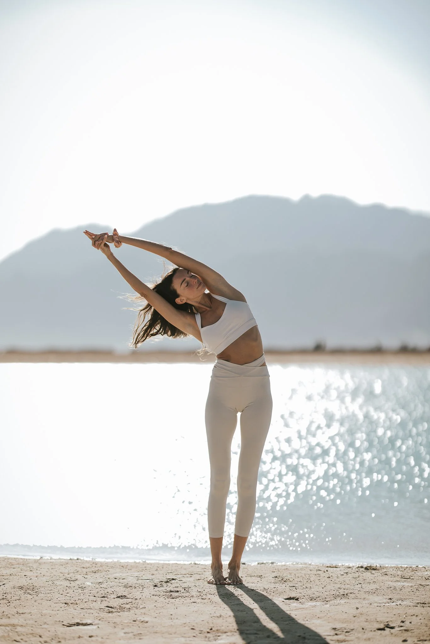 Sunset yoga session with Angelina Stolz Yoga at Lagoona beach - Dahab - South Sinai X Eslam Piko Studios Photography