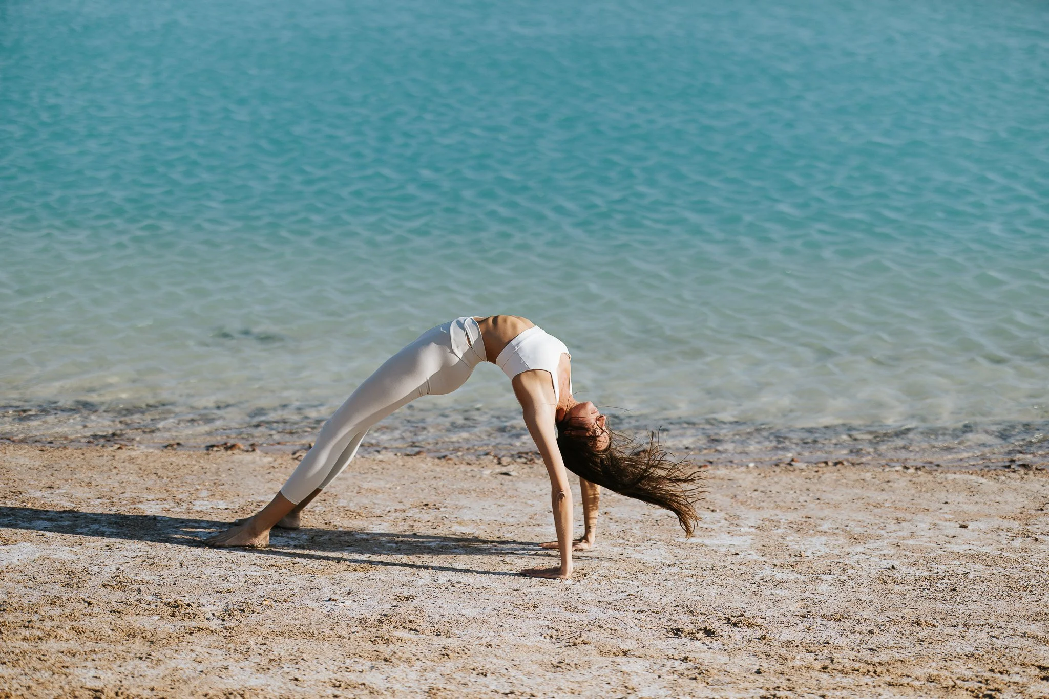 Sunset yoga session with Angelina Stolz Yoga at Lagoona beach - Dahab - South Sinai X Eslam Piko Studios Photography