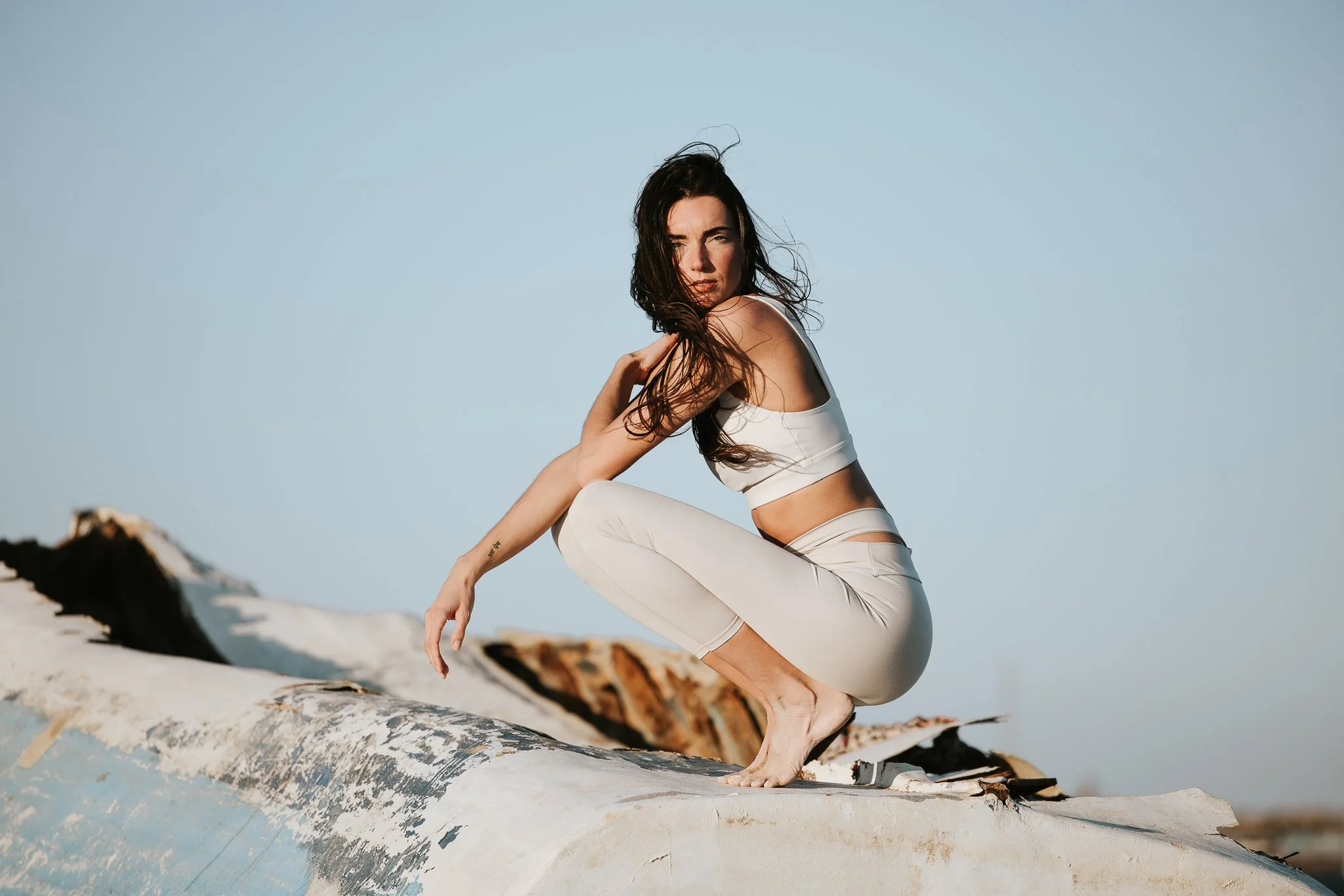 Sunset yoga session with Angelina Stolz Yoga at Lagoona beach - Dahab - South Sinai X Eslam Piko Studios Photography