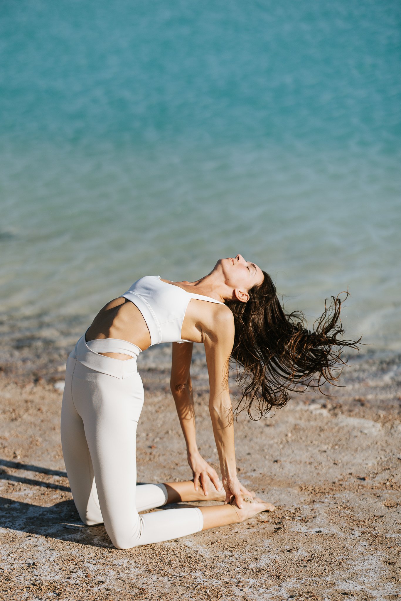Sunset yoga session with Angelina Stolz Yoga at Lagoona beach - Dahab - South Sinai X Eslam Piko Studios Photography