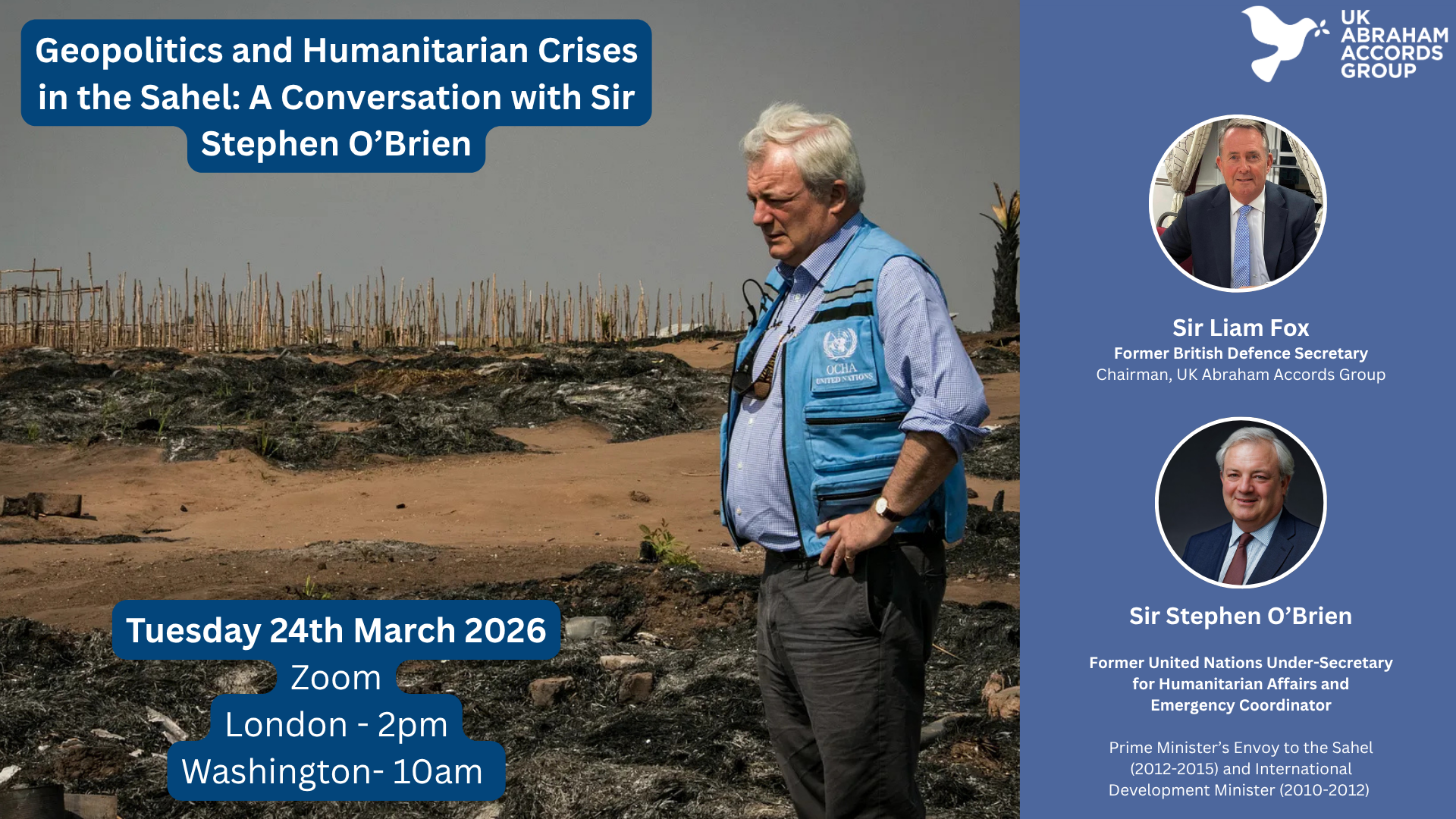 A conversation with Sir Stephen O'Brien