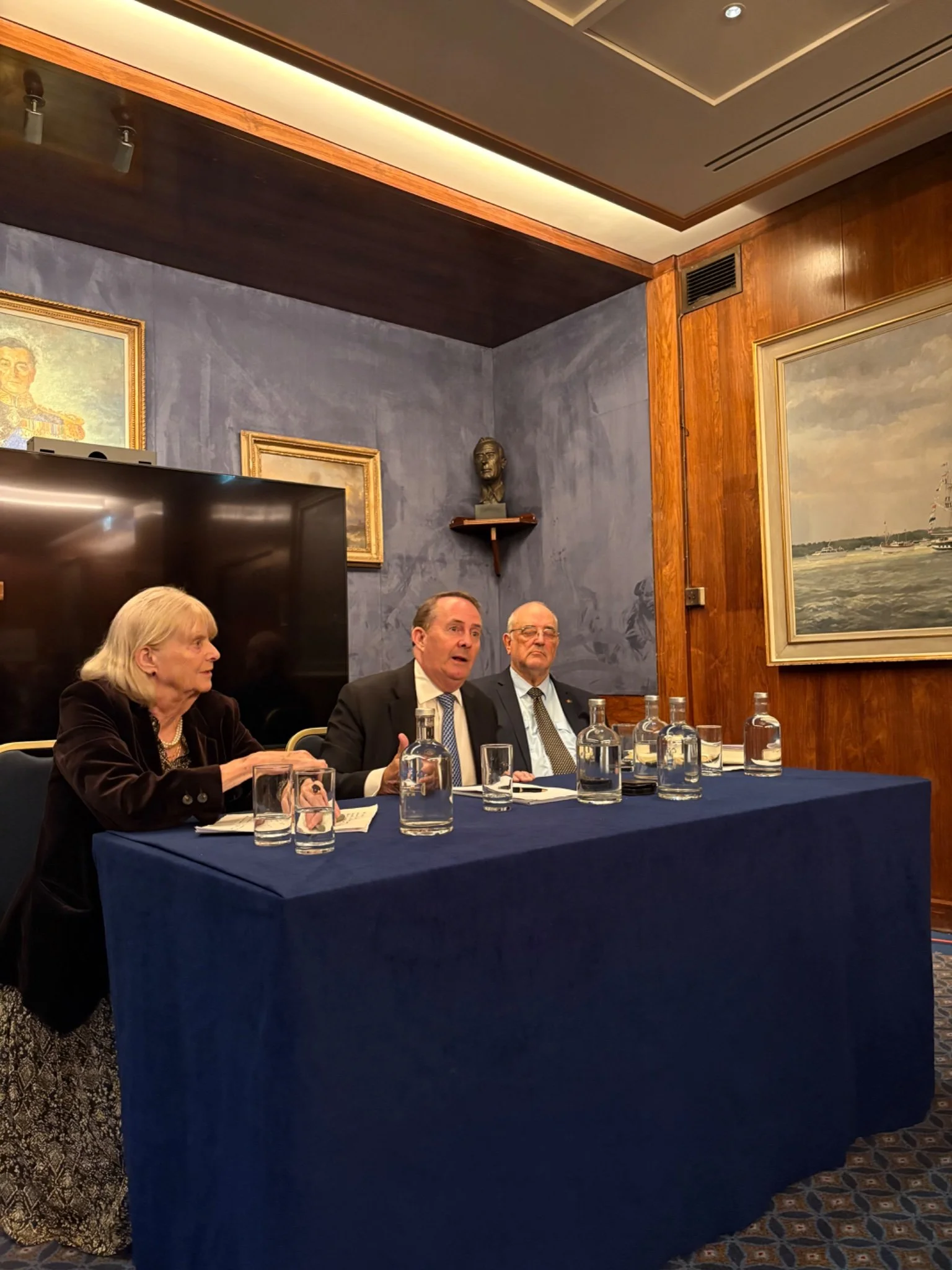 UK Abraham Accords Group Chairman the Rt. Hon. Sir Liam Fox addresses the British-Saudi Society