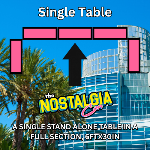 Anaheim Single table July 2027