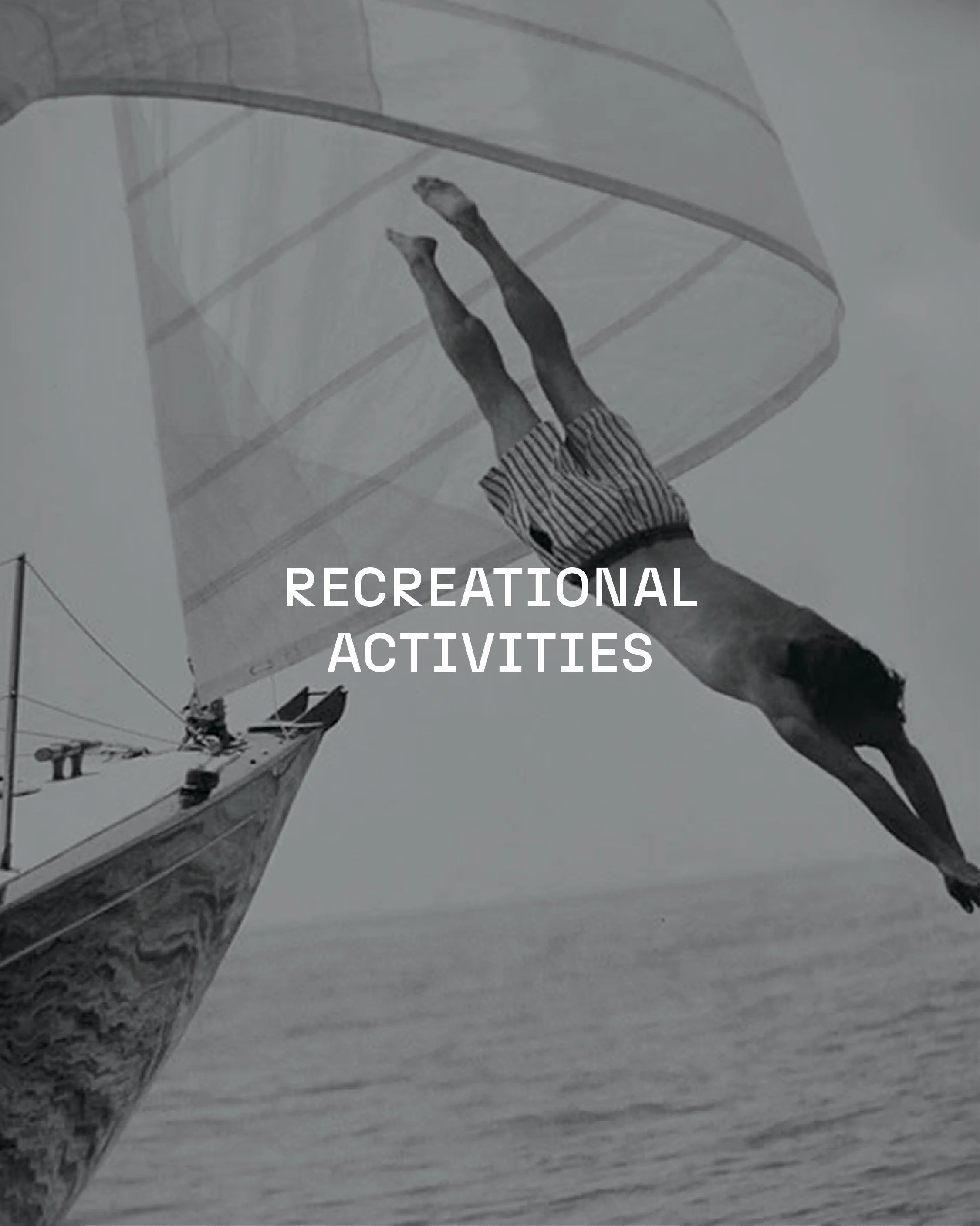 Carefully curated recreational activities