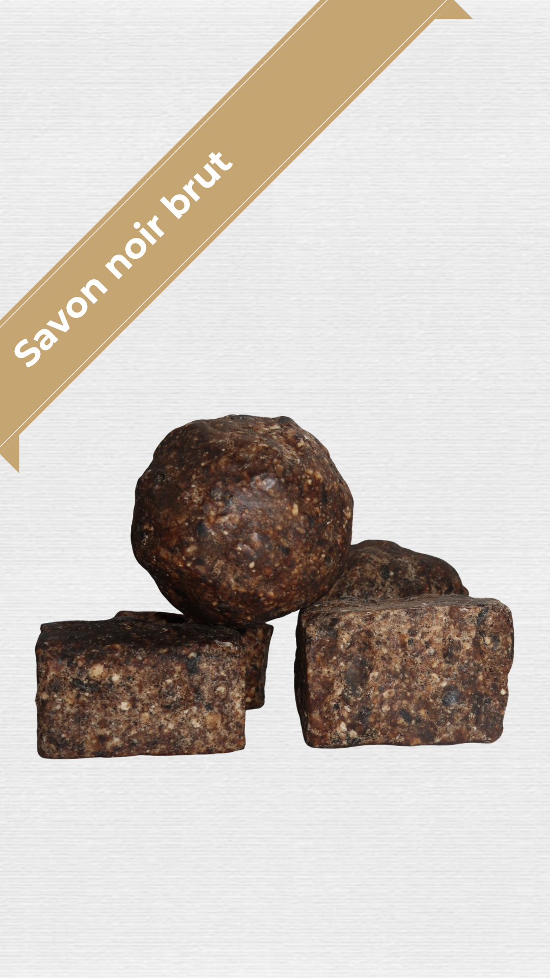 Savon noir brut (boule ou cube)