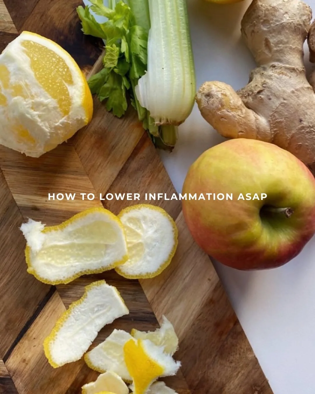 if you&rsquo;re waking up puffy, always bloated, holding onto water (or belly fat), your digestion is all over the place, your periods suck &amp; you&rsquo;re constantly exhausted &mdash; those are all signs that your body is inflamed and these are t