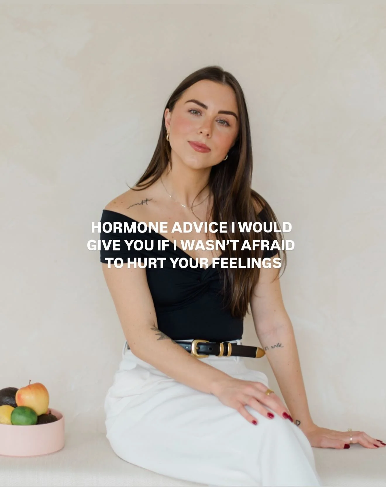 the things you need to hear &mdash; from a Certified Holistic Nutritionist who specializes in hormones &amp; fertility

comment BALANCE and I&rsquo;ll send you hormone supporting alternatives + some core essential supplements I recommend all women be